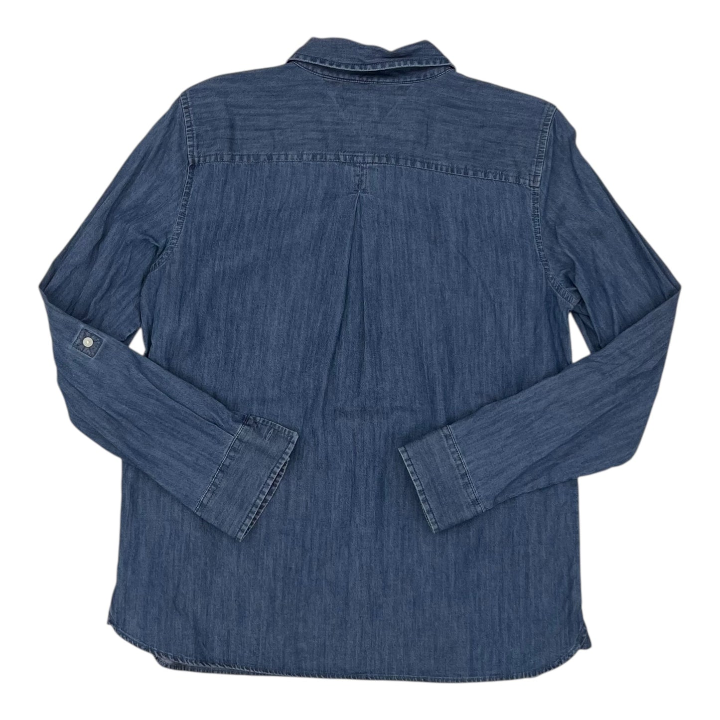 Top Ls By Tommy Hilfiger In Blue Denim, Size:L