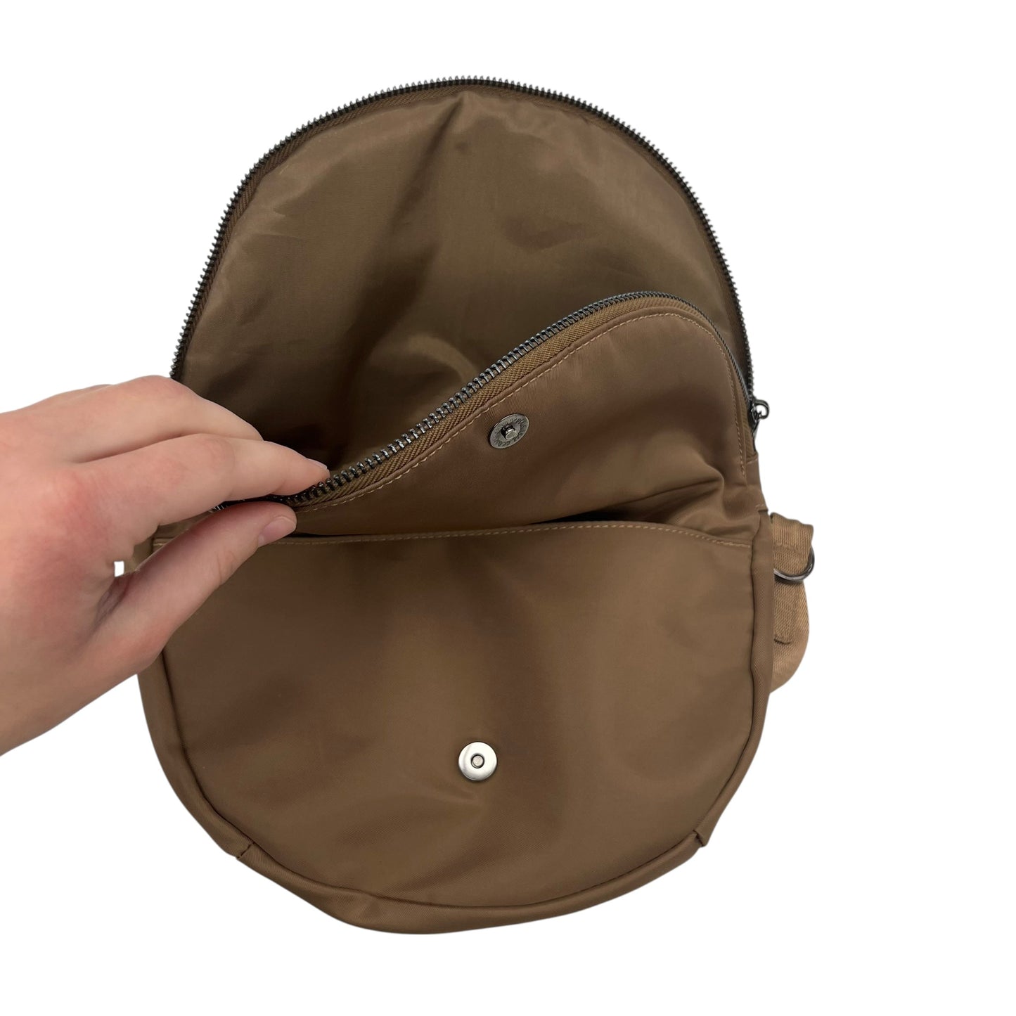 Crossbody By Cme In Brown, Size:Medium