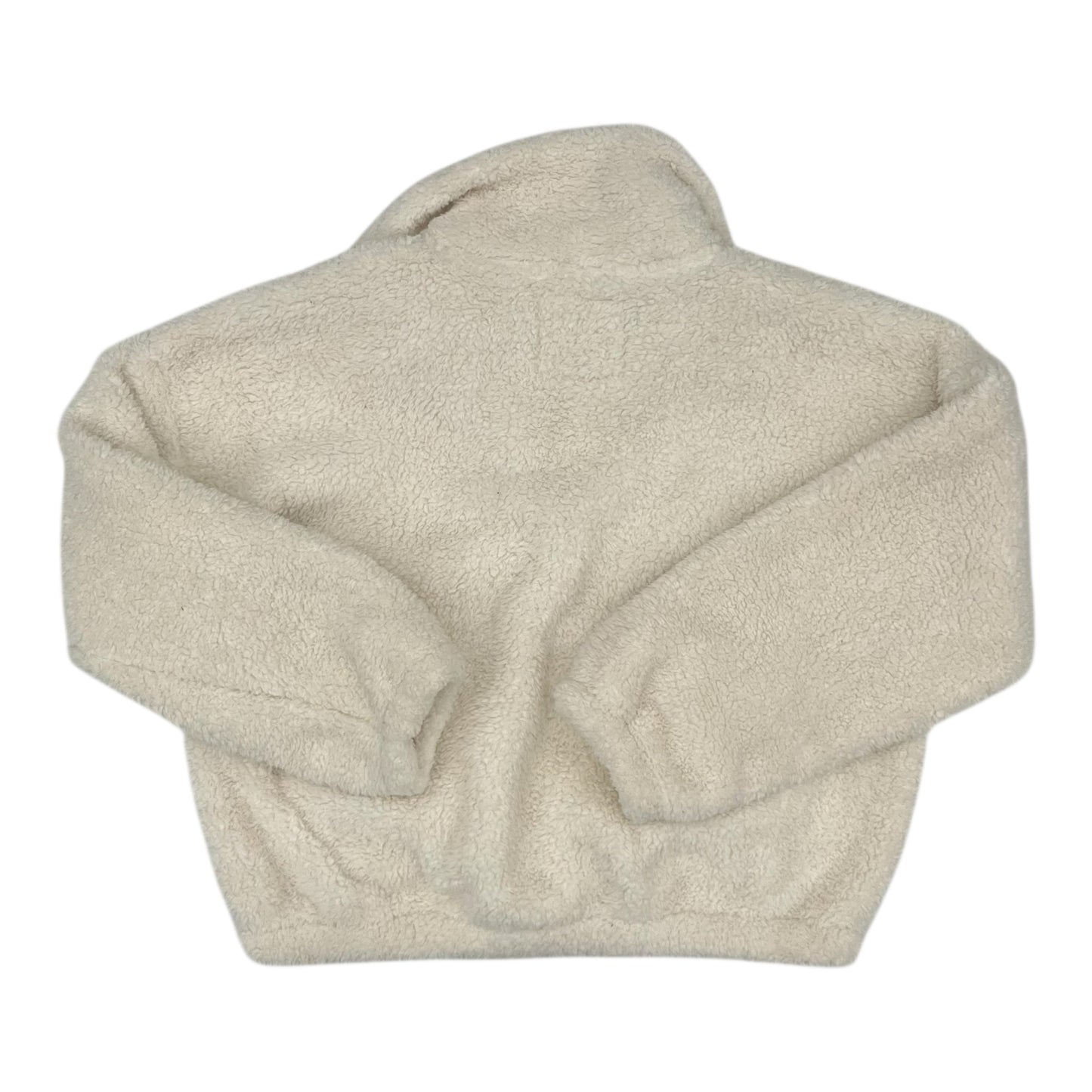 Jacket Faux Fur & Sherpa By American Eagle In Cream, Size:Xs