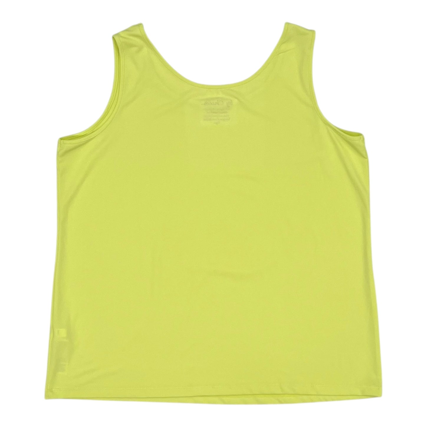 Tank Top By Chicos In Yellow, Size:L