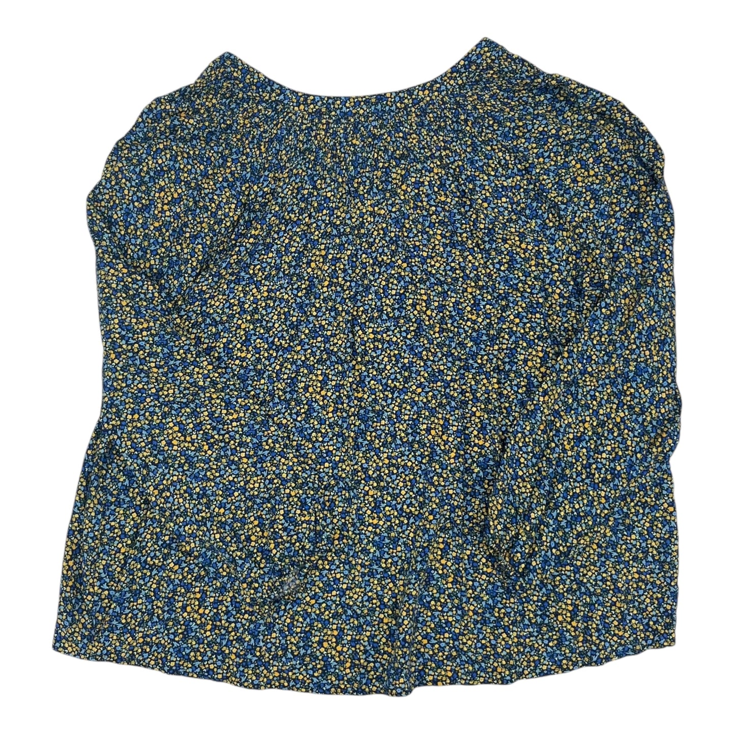 Blouse Ls By Croft And Barrow In Floral Print, Size:3X