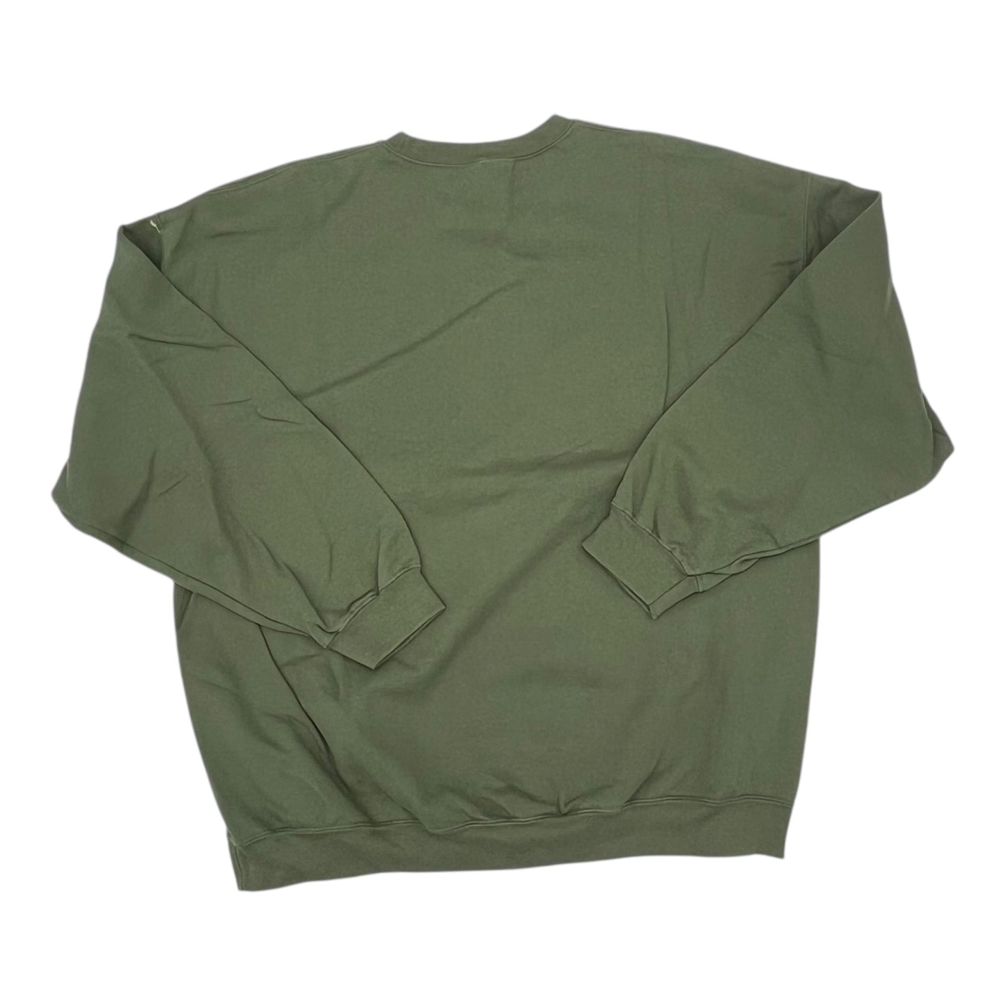 Sweatshirt Crewneck By Gildan In Green, Size:2X