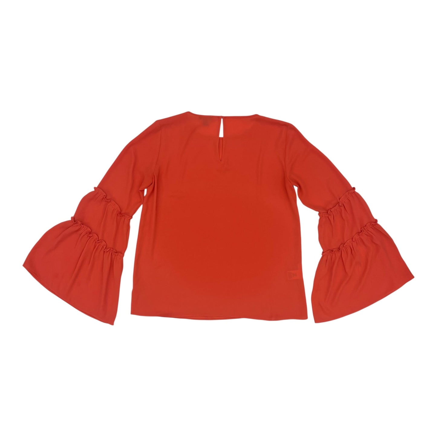 BLOUSE LS by ANN TAYLOR in ORANGE, Size:XS