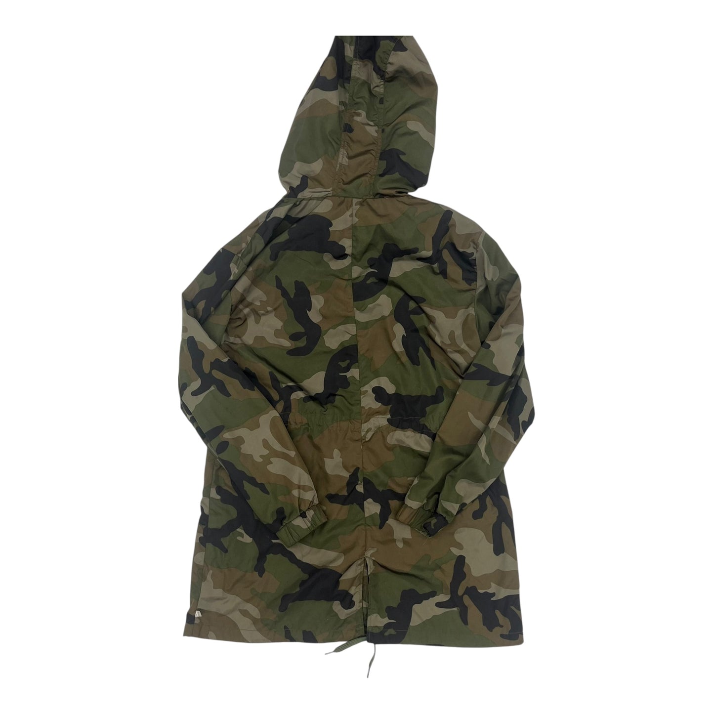 Jacket Windbreaker By Clothes Mentor In Camouflage Print, Size:L