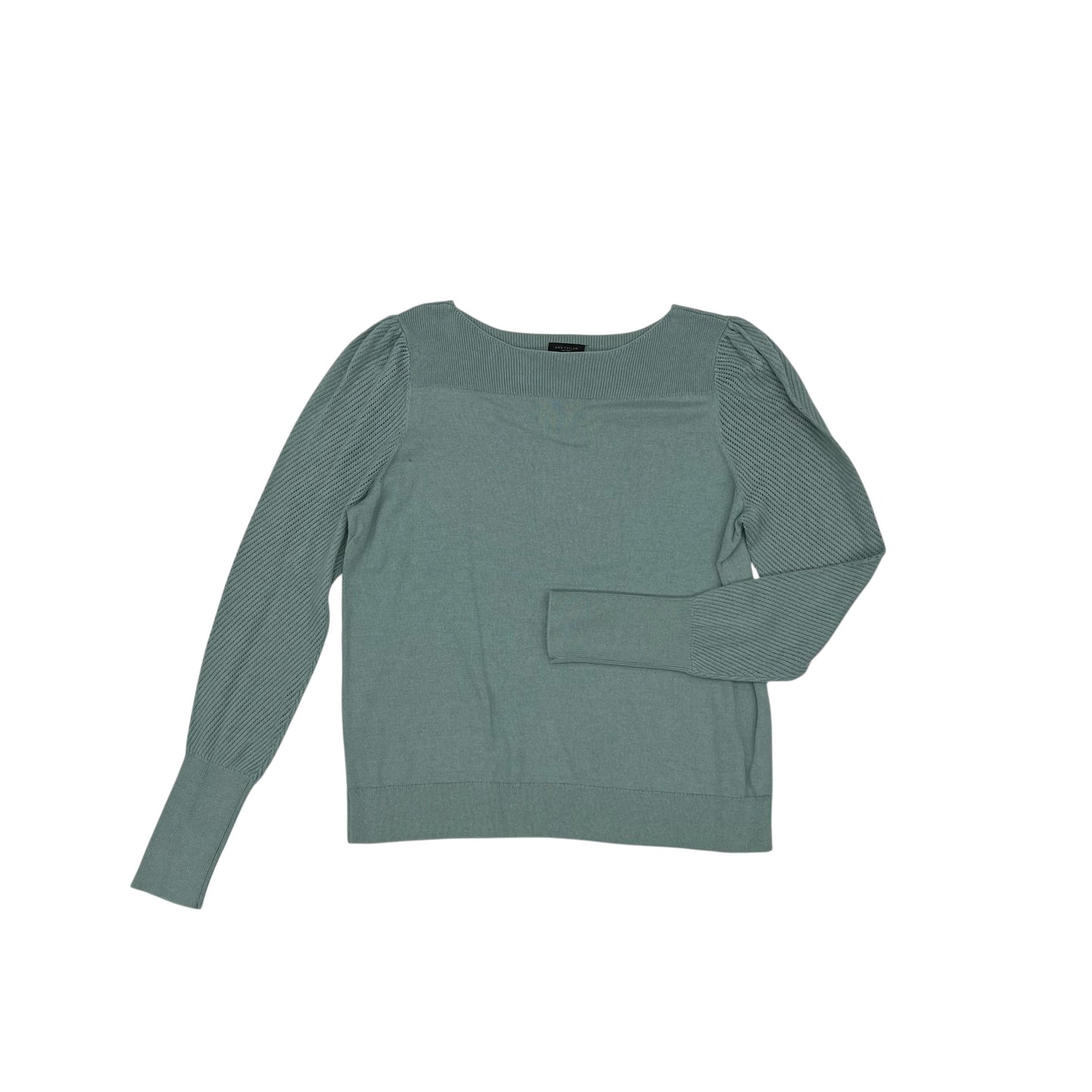 Sweater By Ann Taylor In Green, Size:L