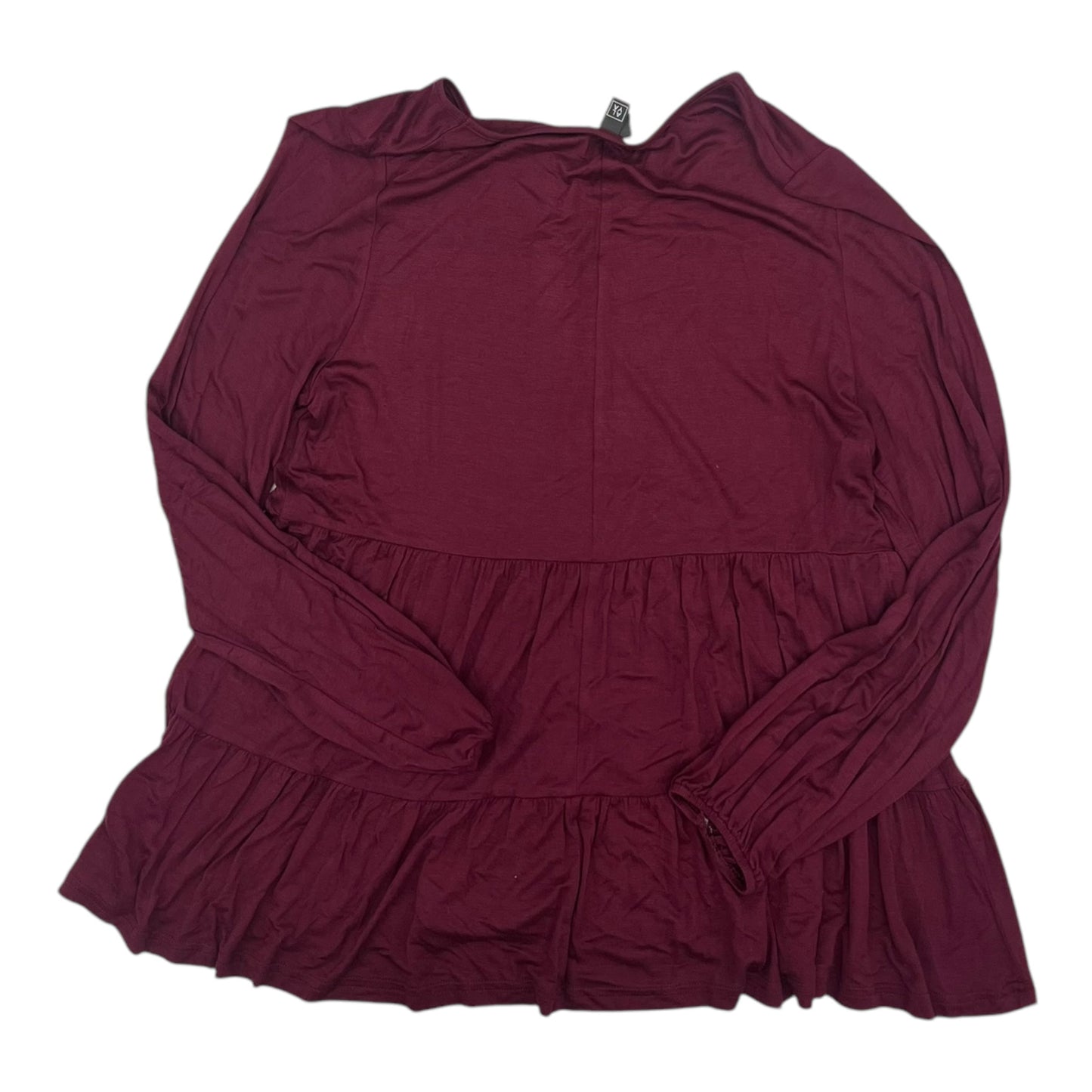 Top Ls By Alya In Maroon, Size:L