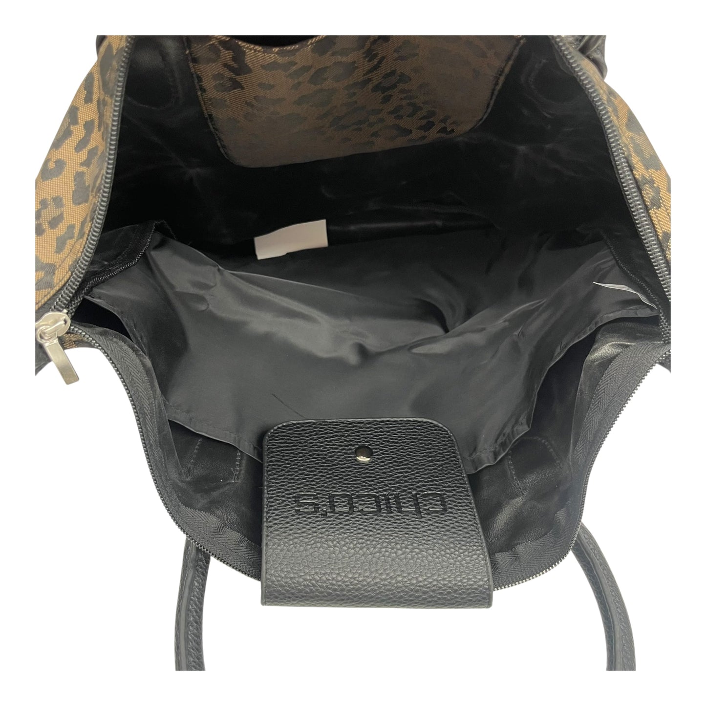 Tote By Chicos In Animal Print, Size:Medium
