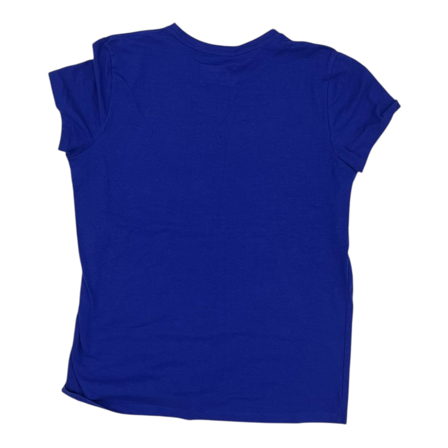 Athletic Top Ss By Under Armour In Blue, Size:L