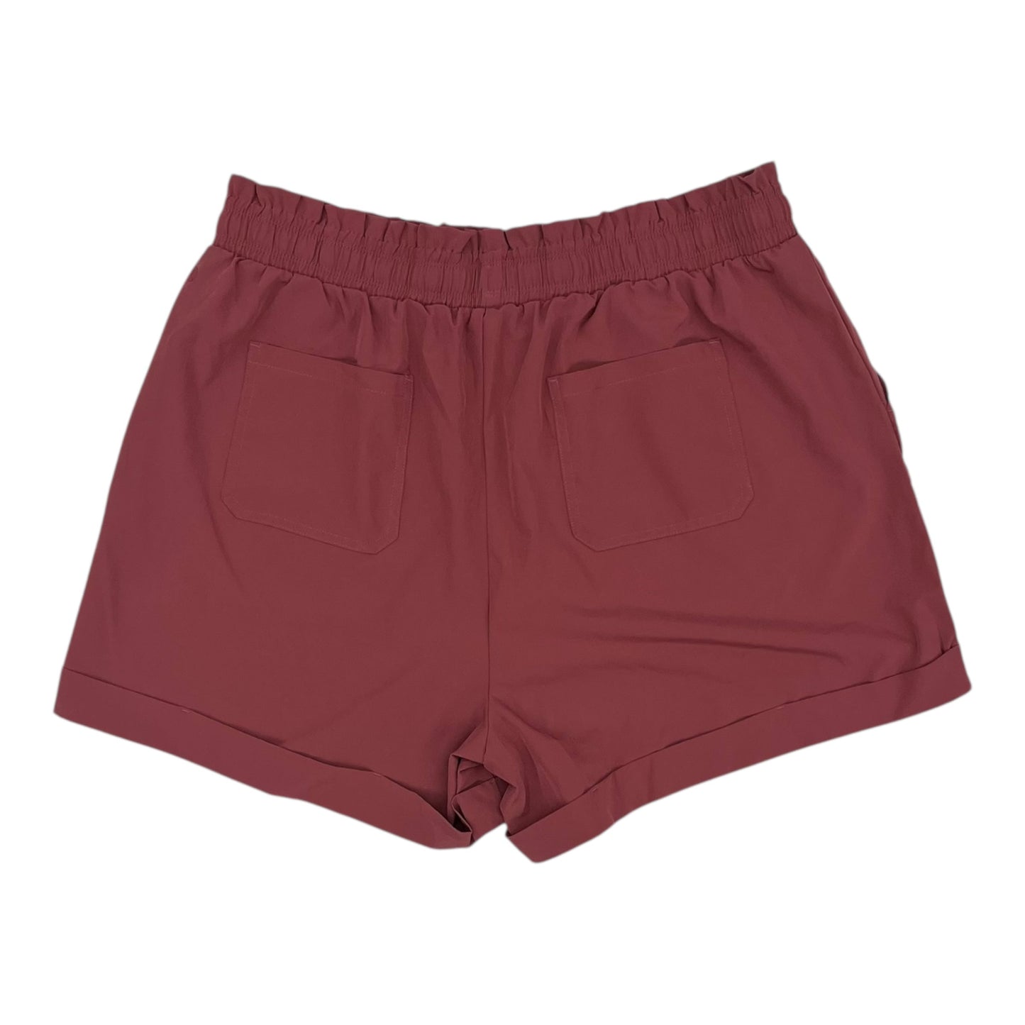 Athletic Shorts By Danskin In Red, Size:Xxxl