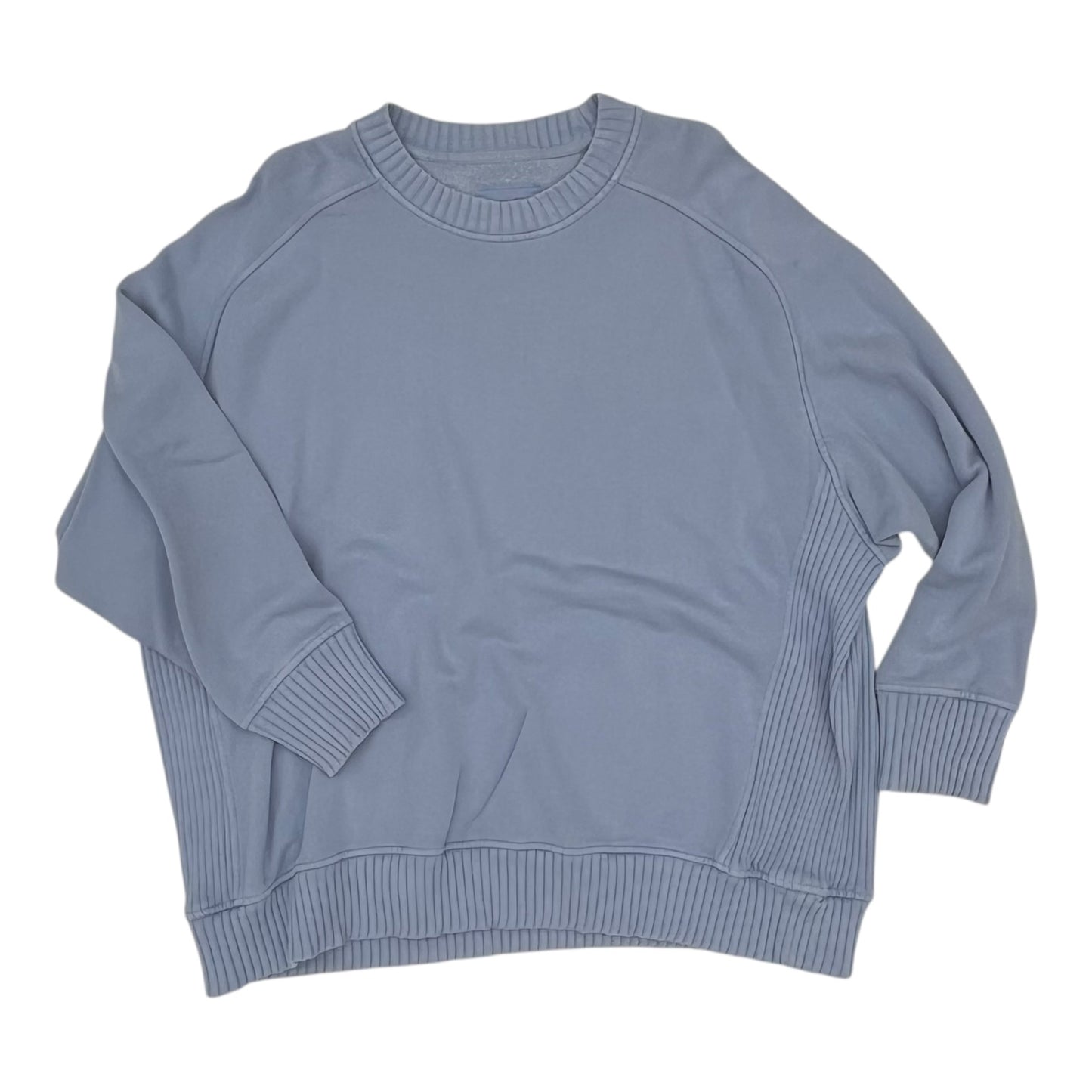 Sweatshirt Crewneck By Aerie In Blue, Size:L