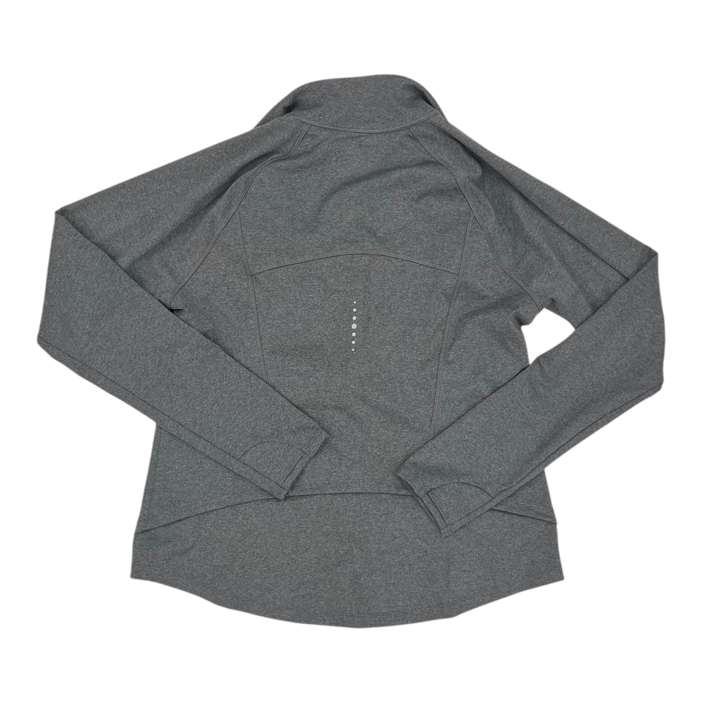 Athletic Jacket By Tek Gear In Grey, Size:L