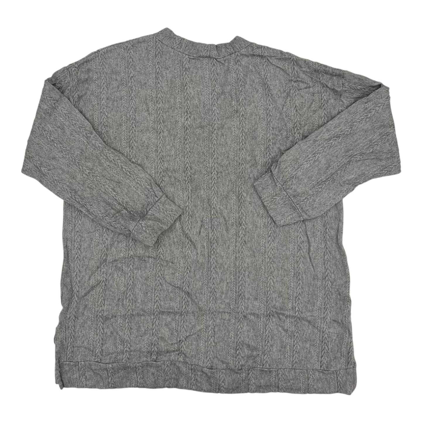Sweater Cardigan By Lane Bryant In Grey, Size:2X