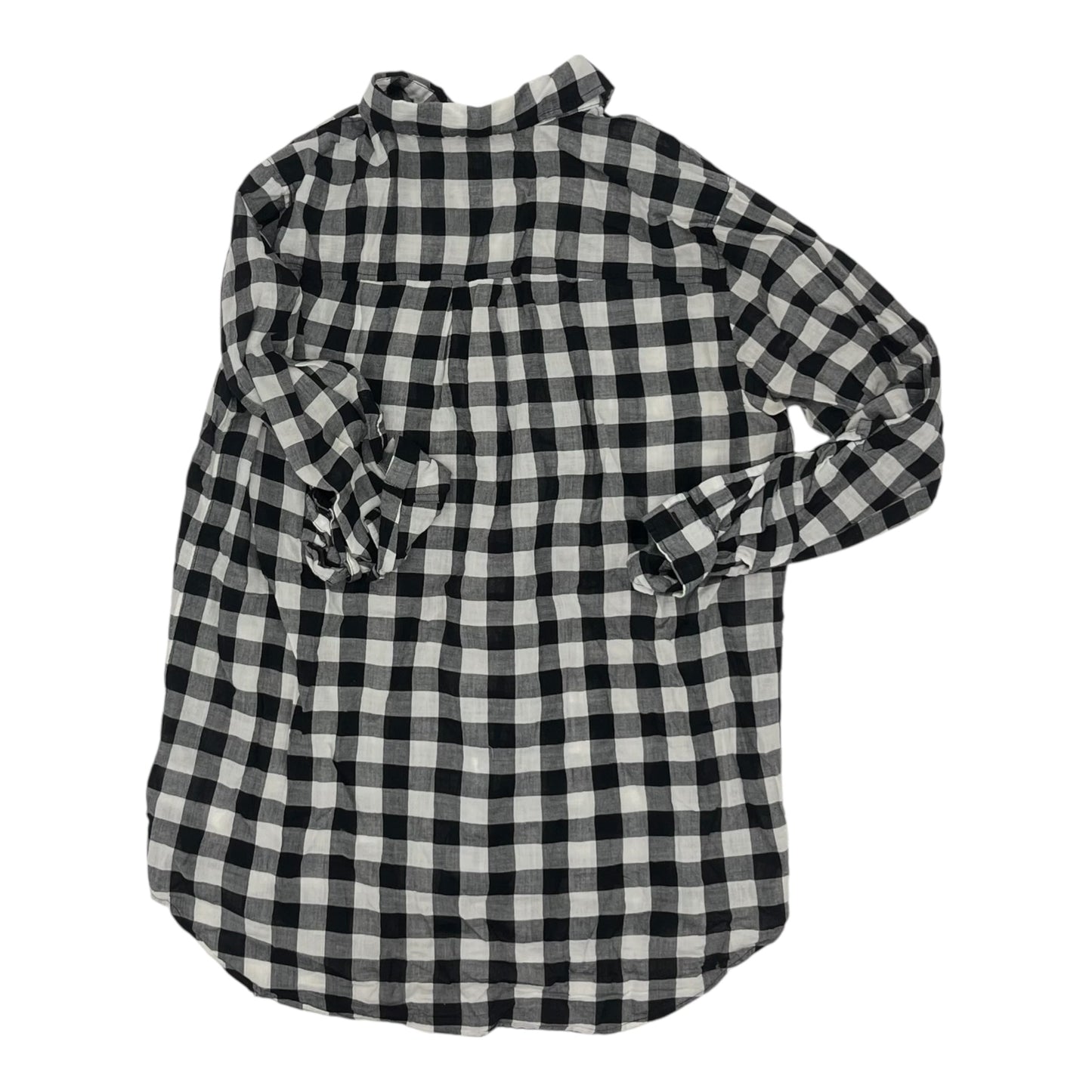 Top Ls Designer By Michael Kors In Black & White, Size:M