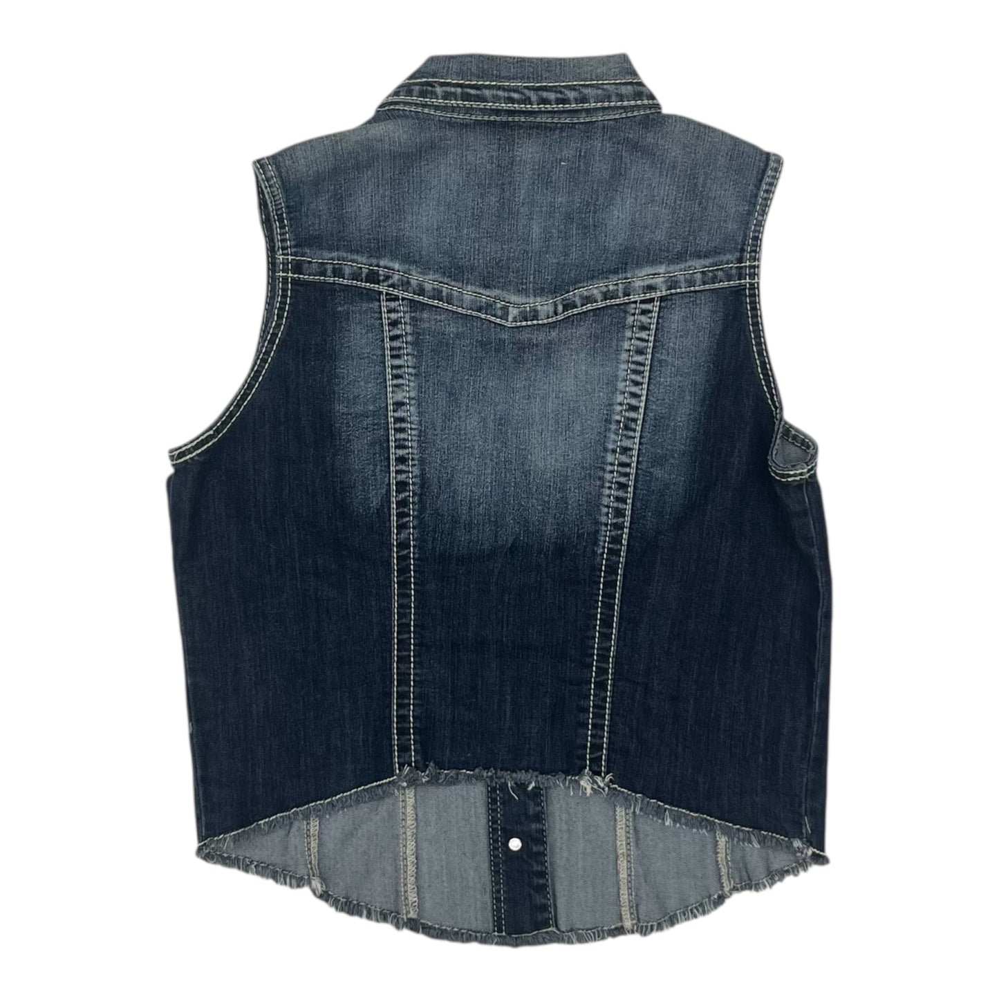 Vest Other By Maurices In Blue Denim, Size:L