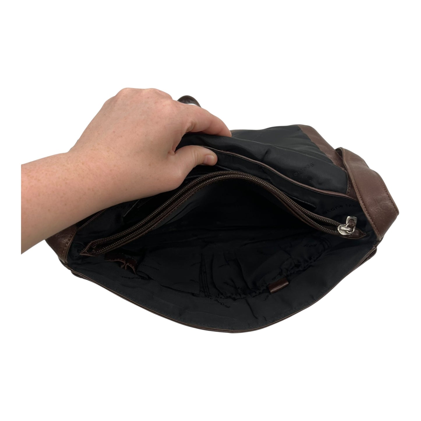 Crossbody By Stone Mountain In Brown, Size:Medium