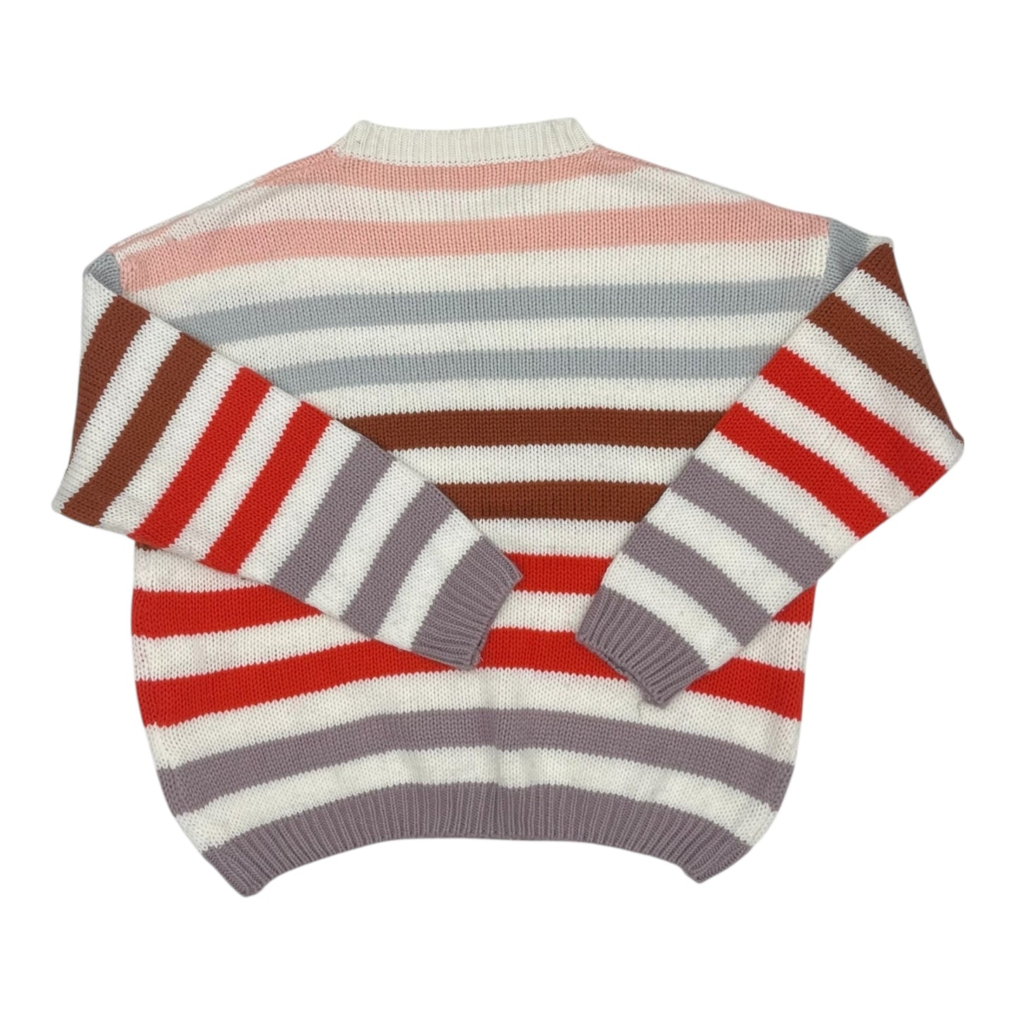 Sweater By Clothes Mentor In Striped Pattern, Size:Xl