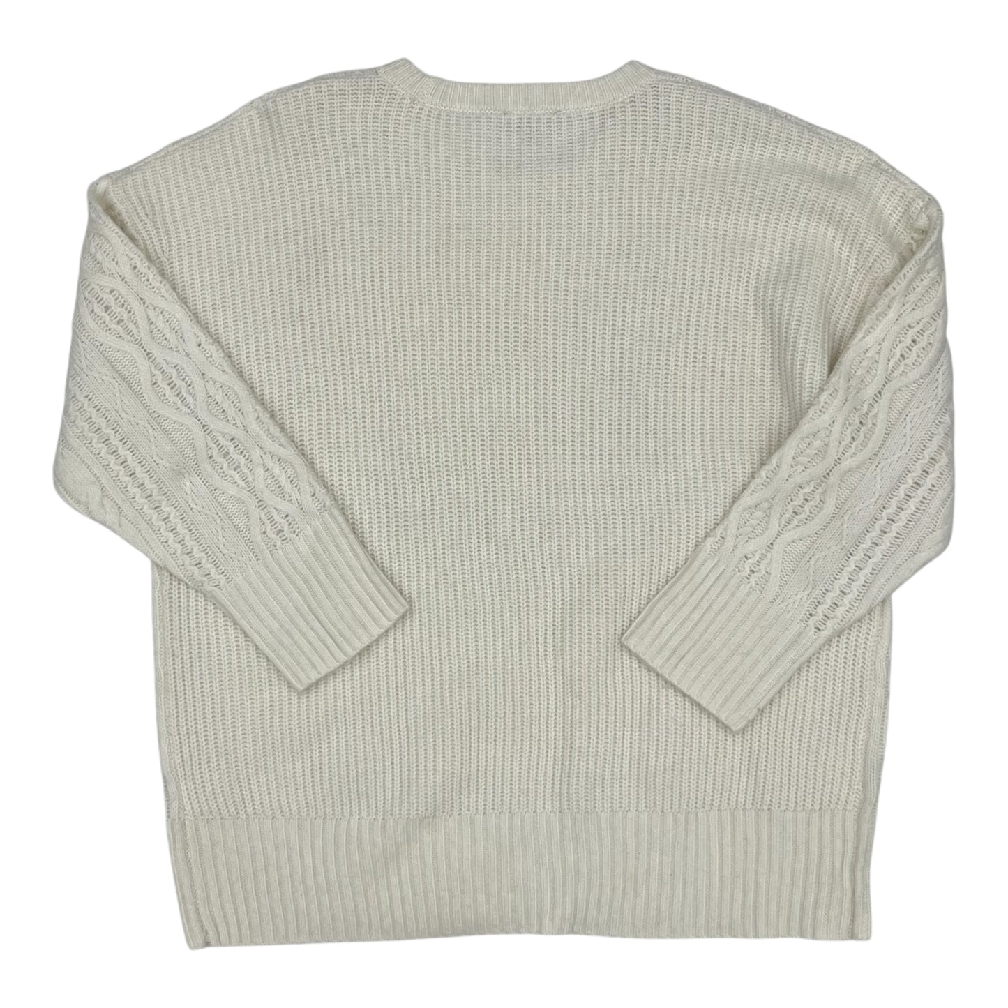 Sweater By Express In Cream, Size:Xl