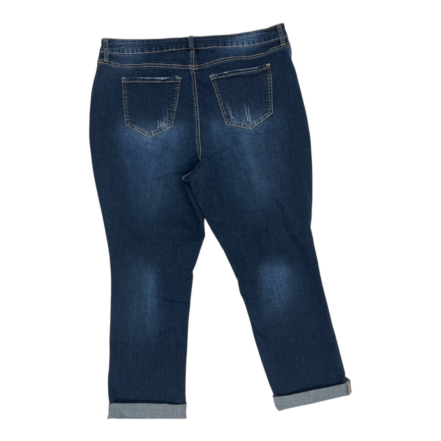Jeans Skinny By Cme In Blue Denim, Size:22