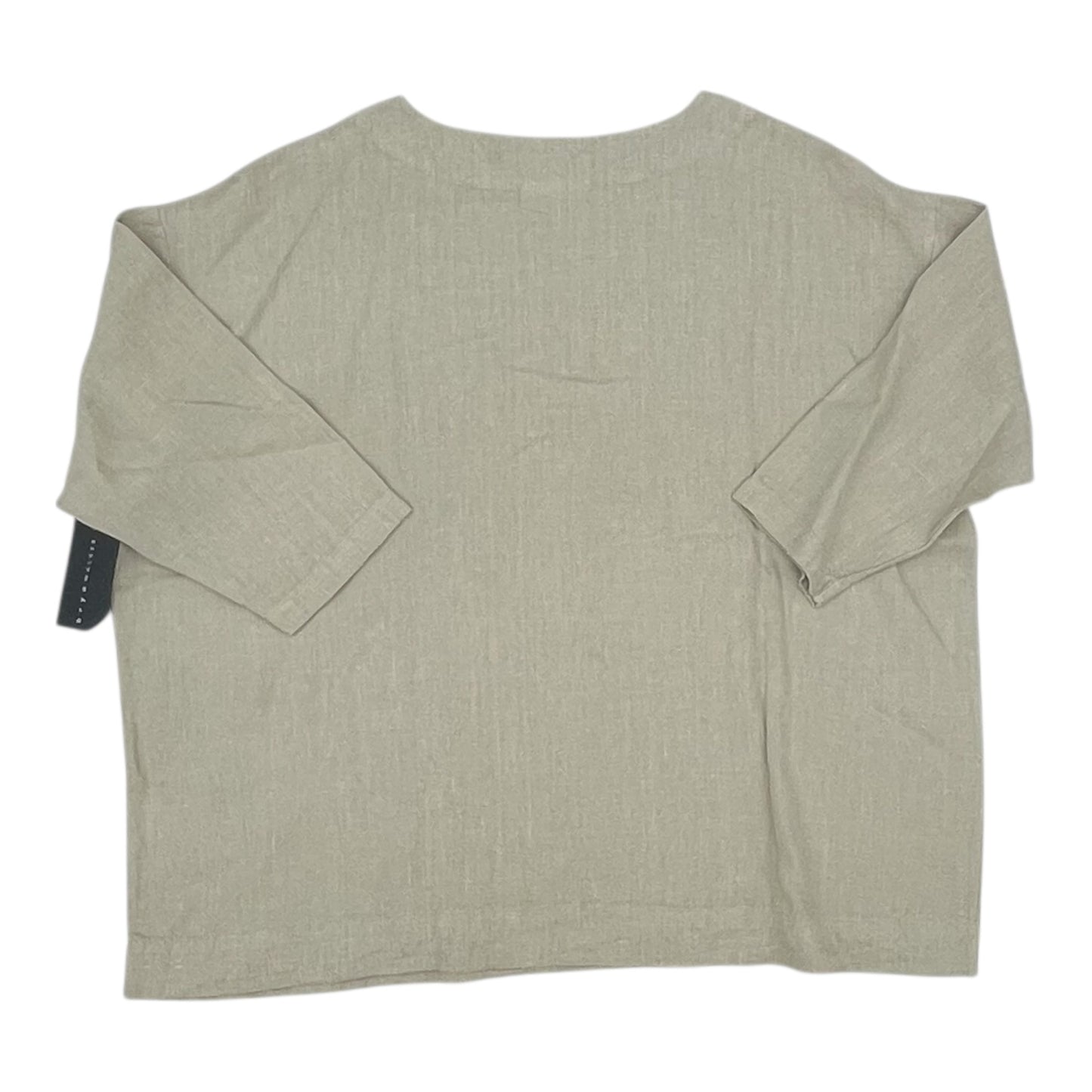 Top 3/4 Sleeve By Bryn Walker In Tan, Size:M