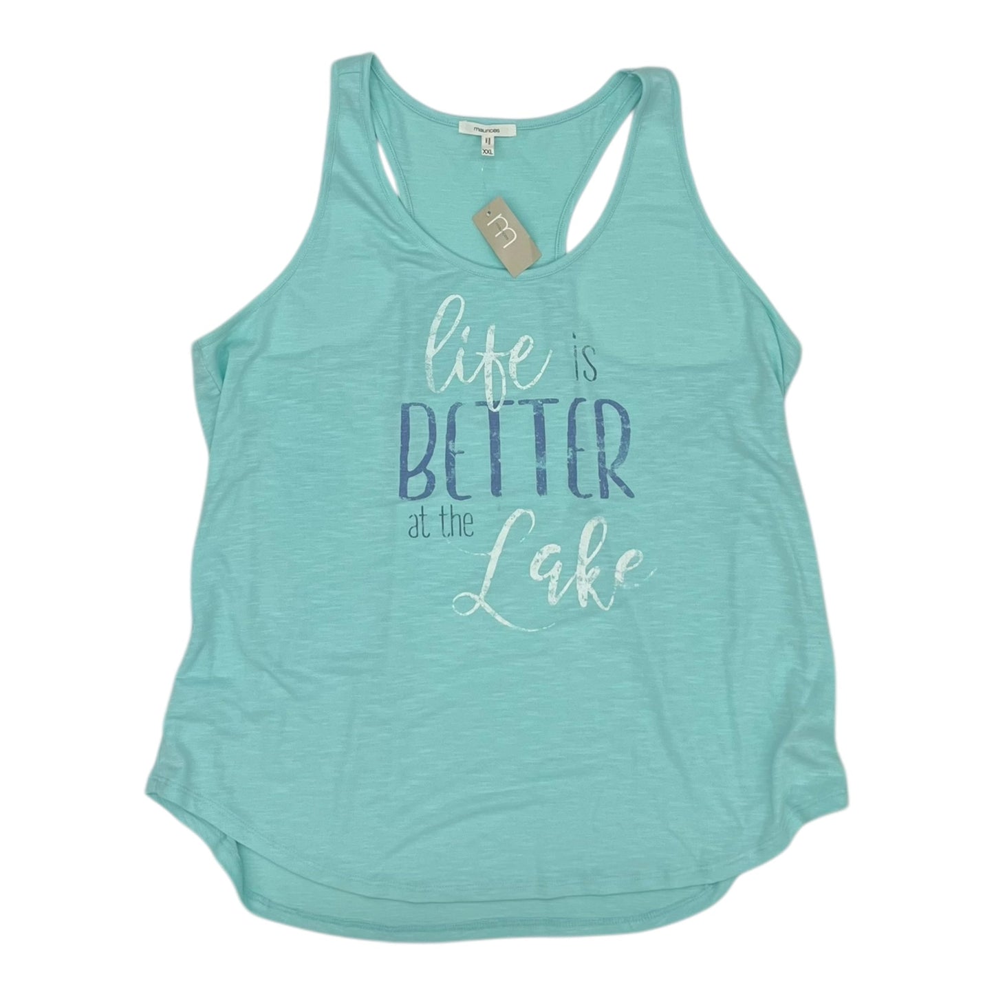 Top Sleeveless By Maurices In Blue, Size:Xxl