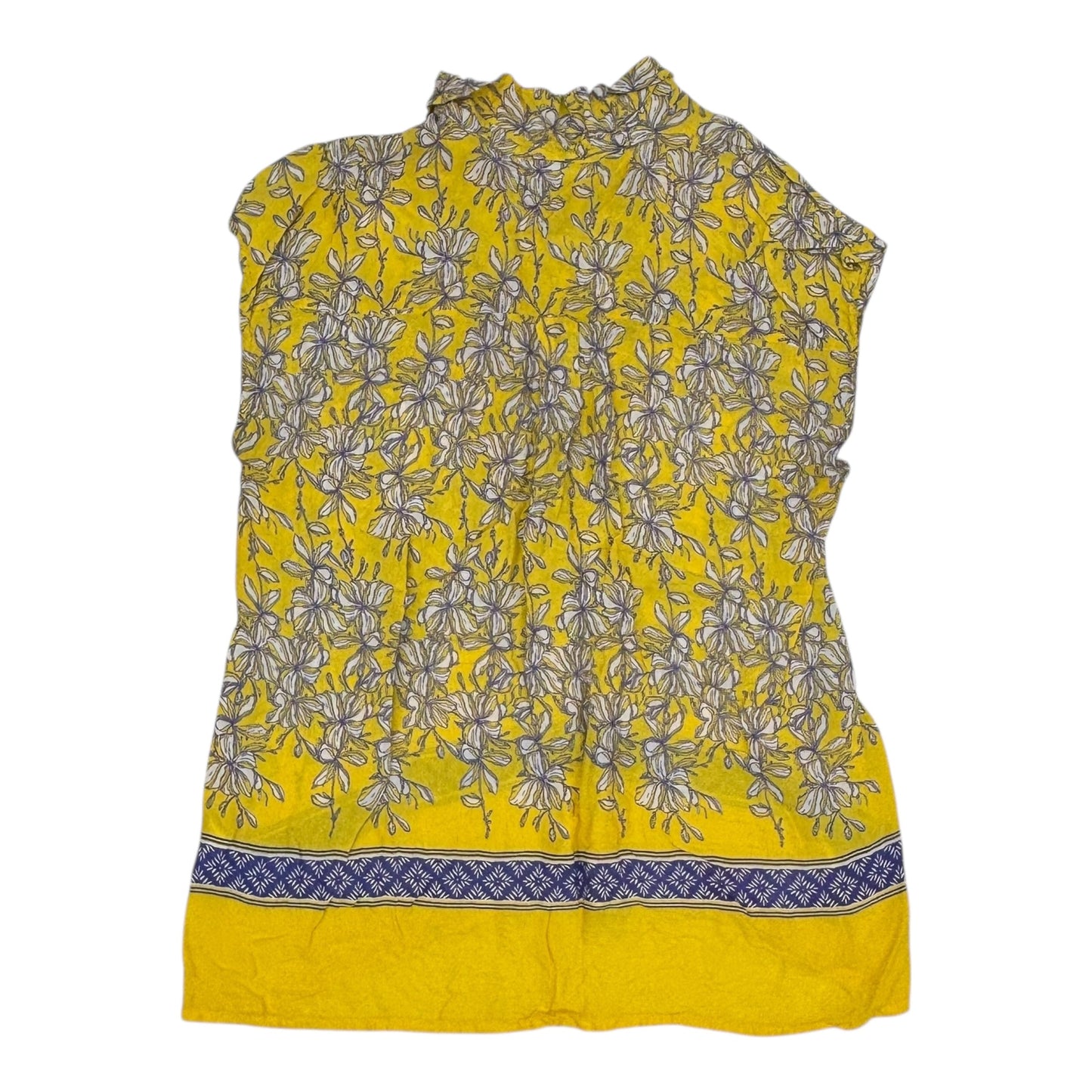 Tunic Ss By Clothes Mentor In Yellow, Size:Xl
