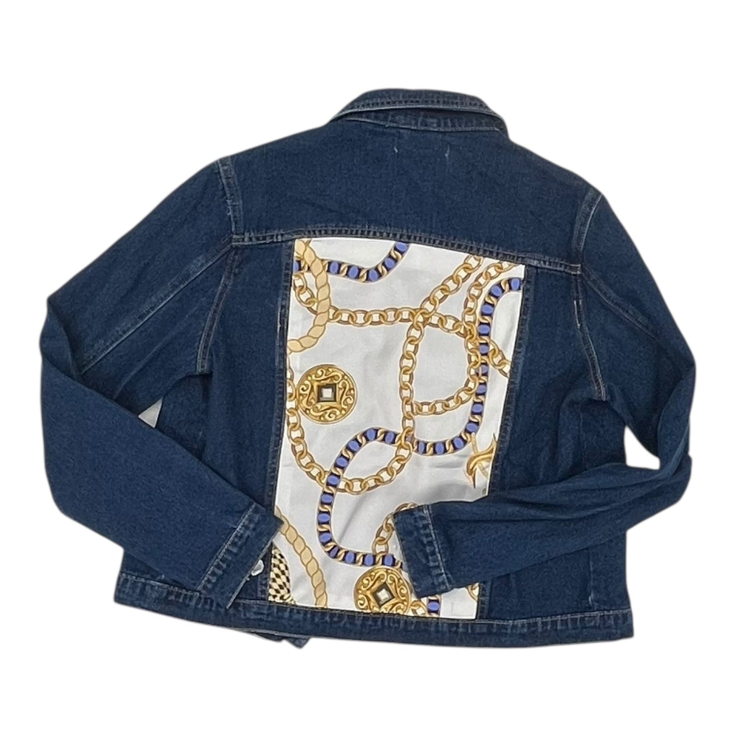 Jacket Denim By Clothes Mentor In Blue Denim, Size:Xl