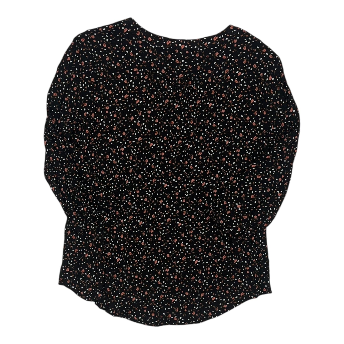 Top 3/4 Sleeve By Fun 2 Fun In Floral Print, Size:Xl