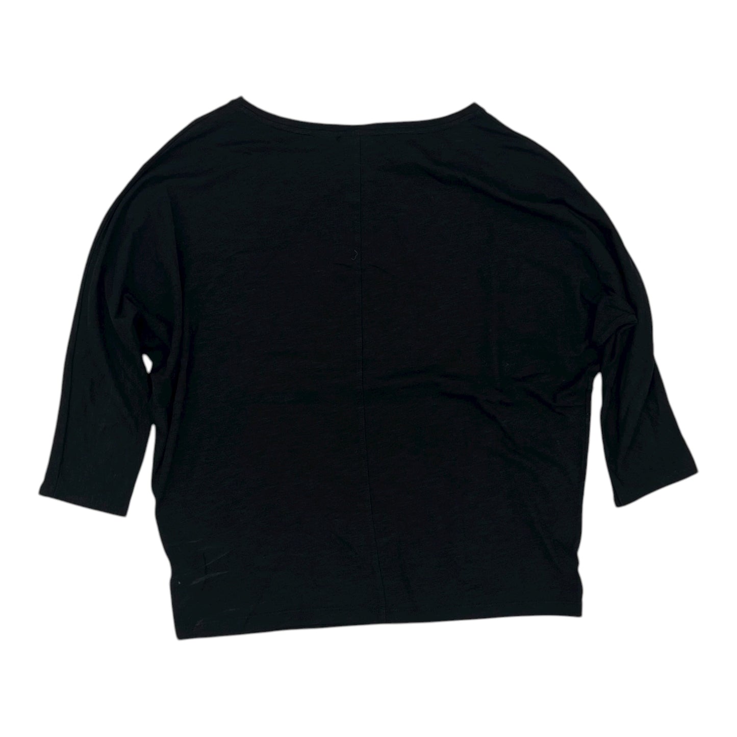 Top 3/4 Sleeve Basic By Rachel Zoe In Black, Size:M