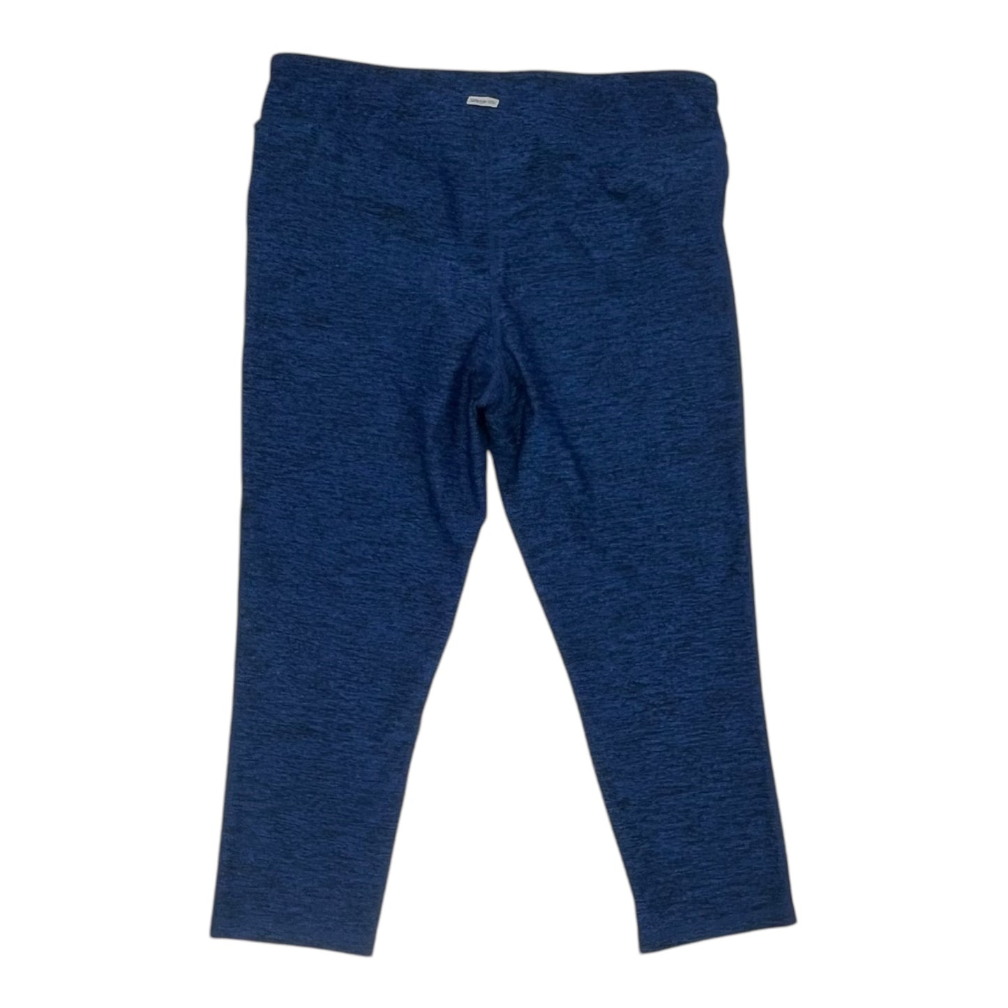 Athletic Leggings Capris By Spalding In Blue, Size:L