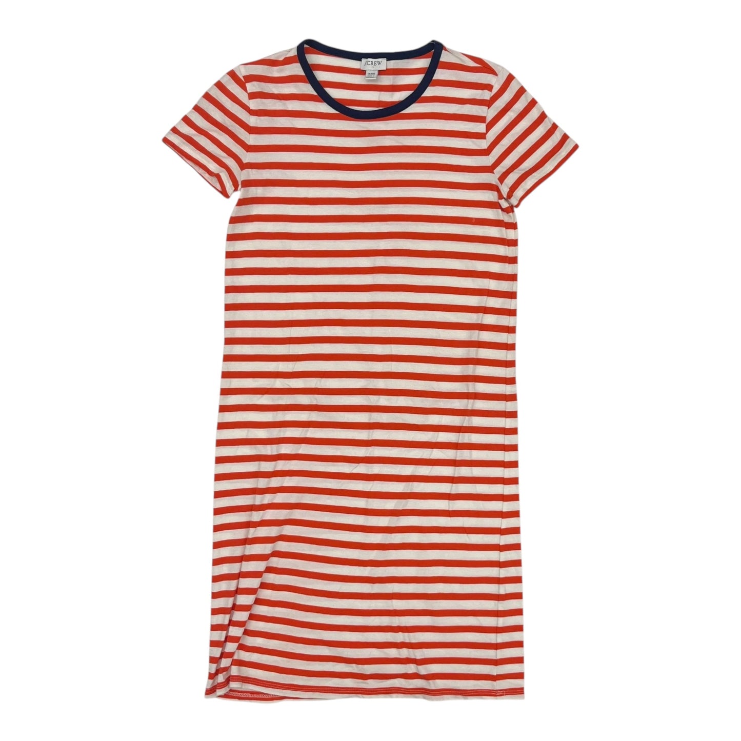 Dress Casual Short By J. Crew In Orange & White, Size:Xxs
