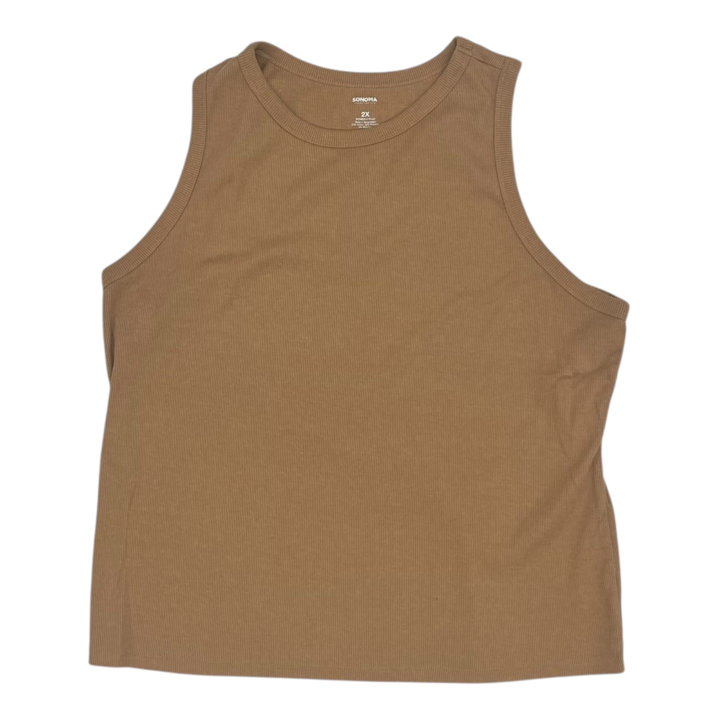 Tank Top By Sonoma In Brown, Size:2X