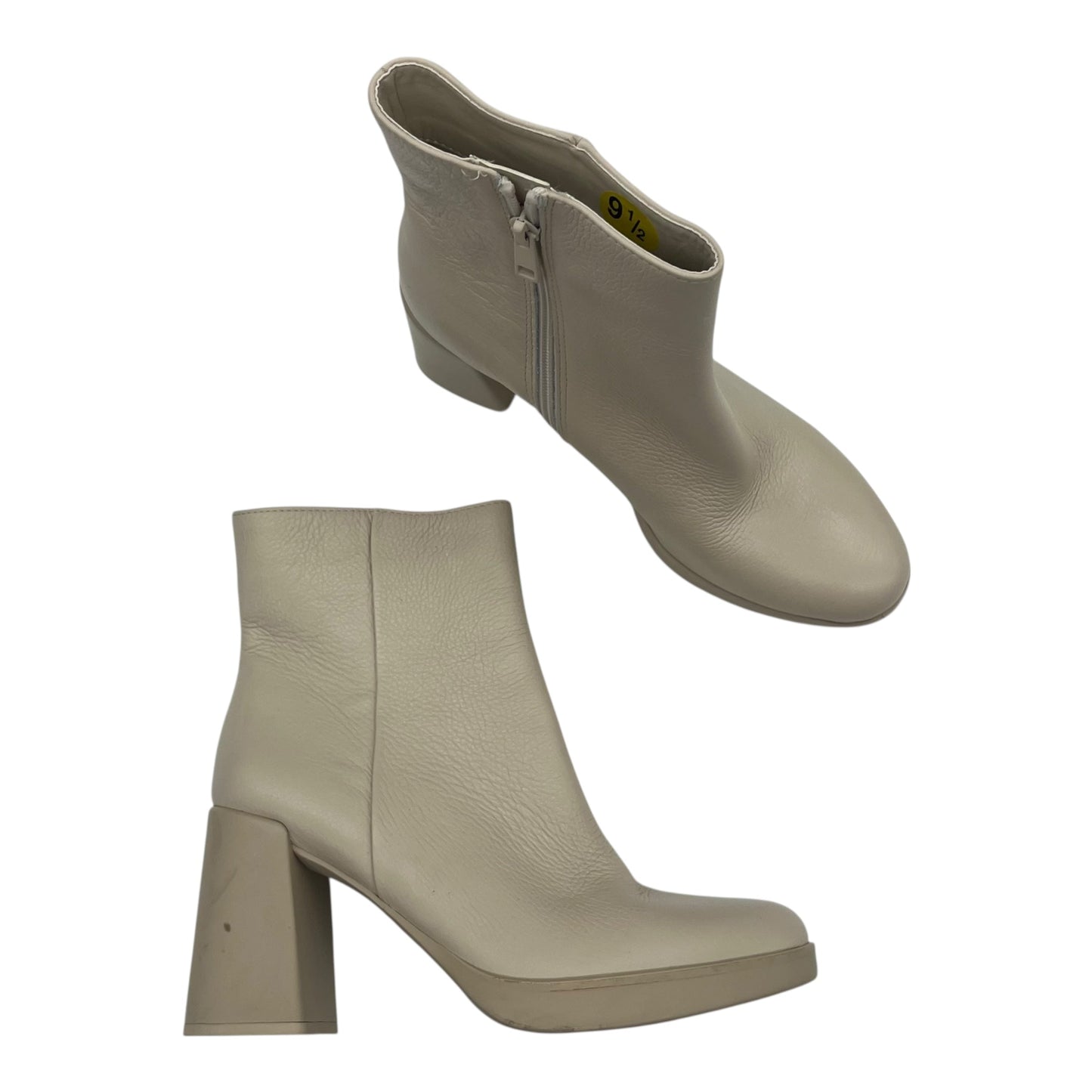 Boots Leather By Naturalizer In Cream, Size:9.5