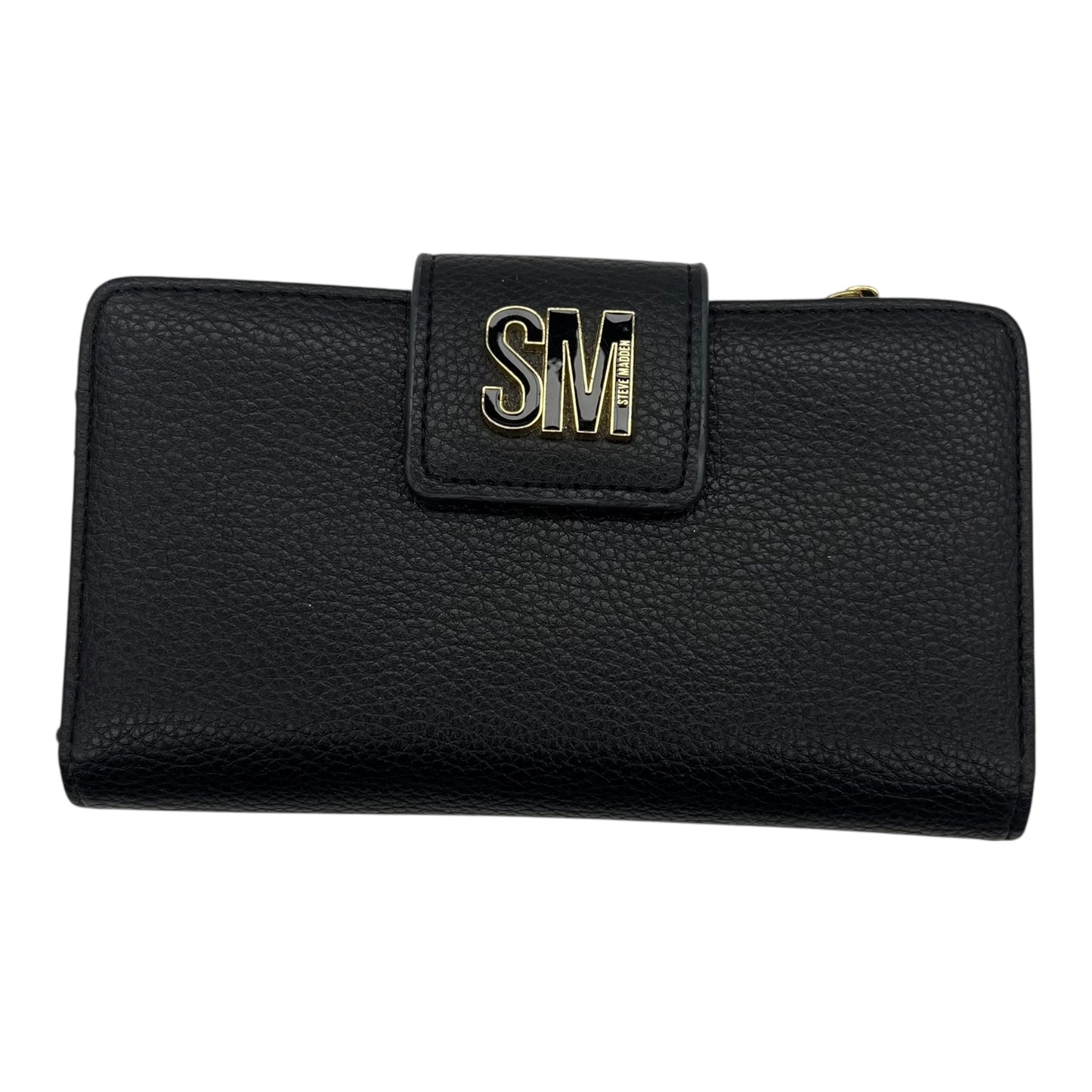 Wallet By Steve Madden In Black, Size:Medium