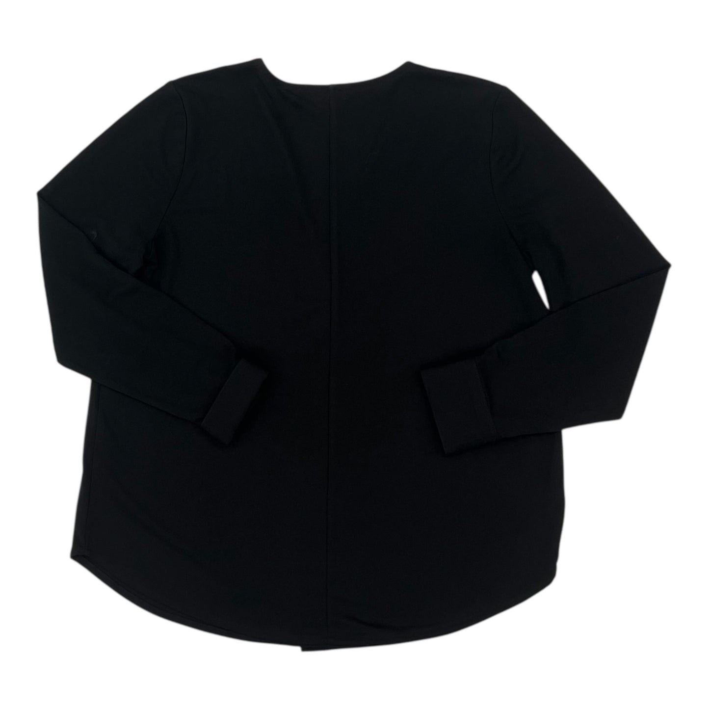 Blouse Ls By Ann Taylor In Black, Size:Lp