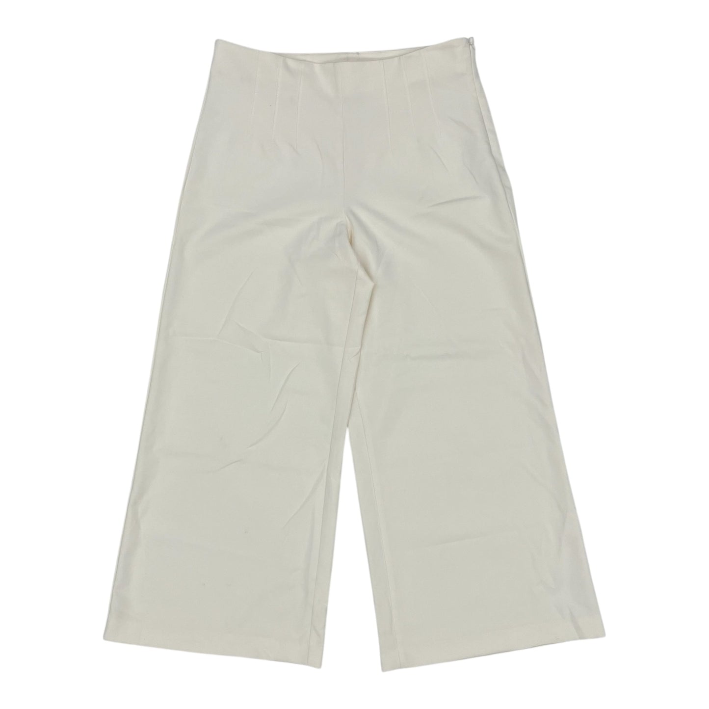 Pants Wide Leg By Loft In Cream, Size:14