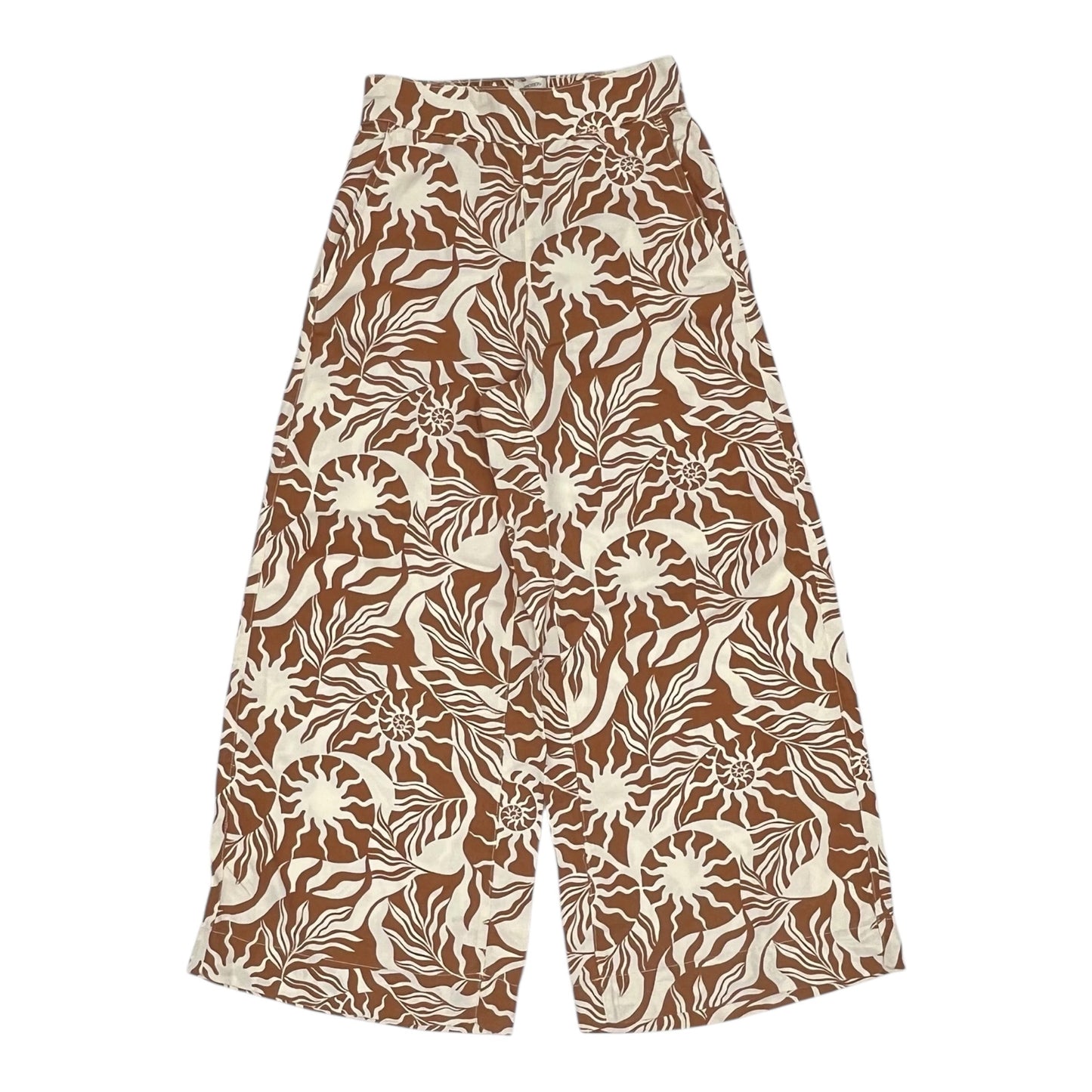 Pants Other By Nicole By Nicole Miller In Brown & Cream, Size:Xs