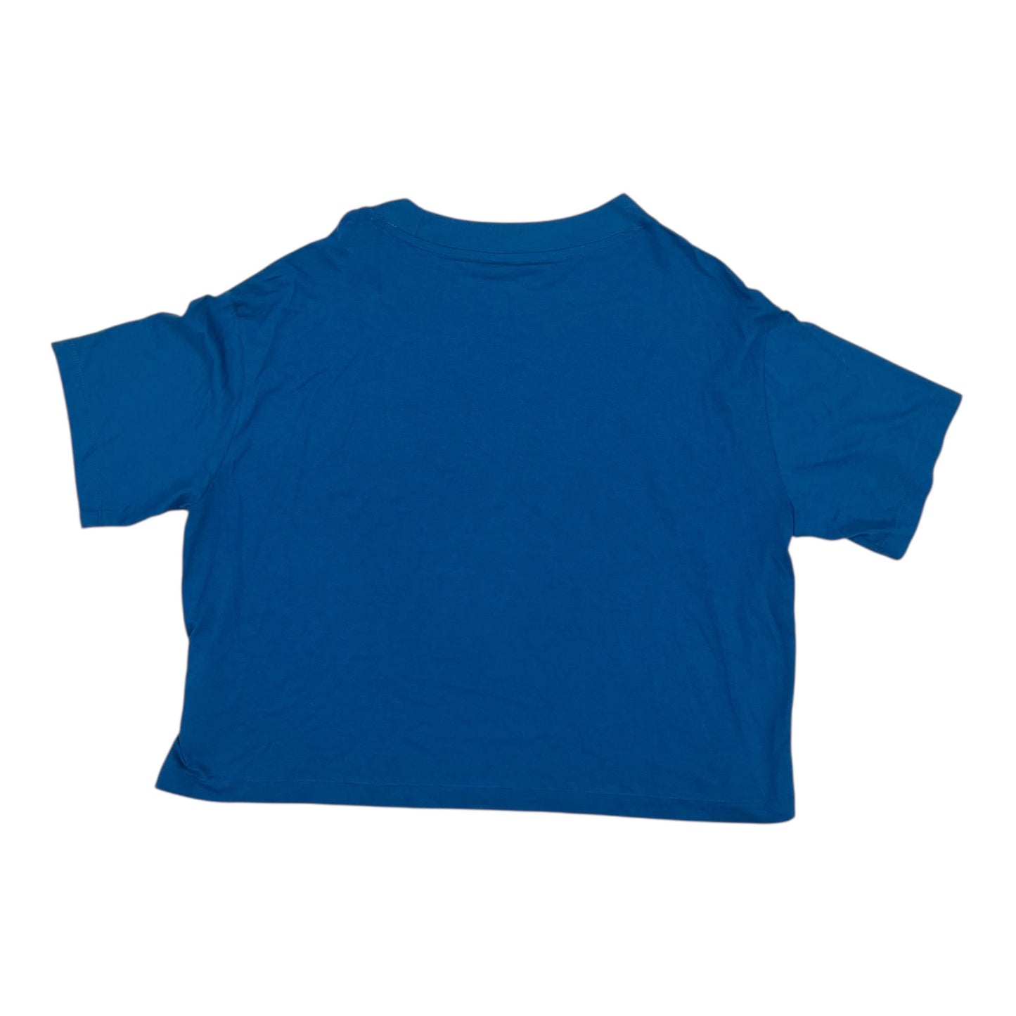 Athletic Top Ss By The North Face In Blue, Size:L