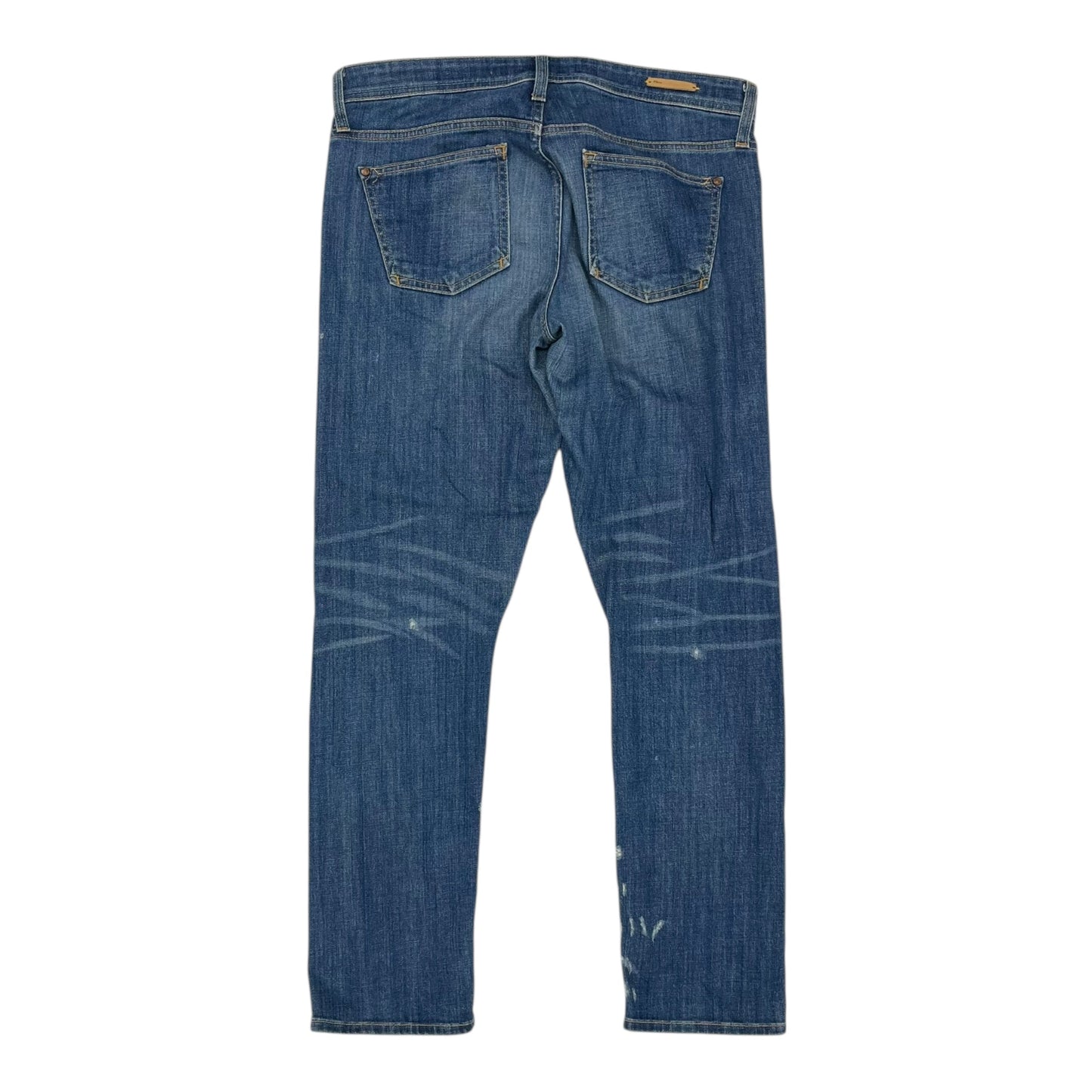 Jeans Straight By Pilcro In Blue Denim, Size:4
