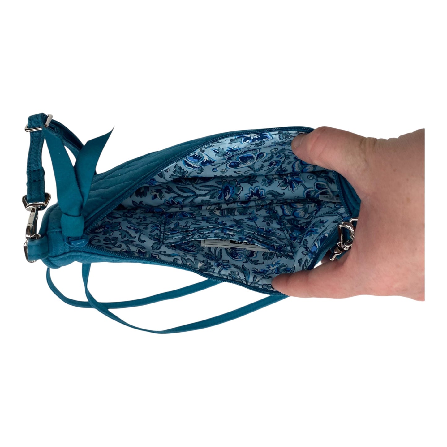 Crossbody By Vera Bradley In Teal, Size:Small