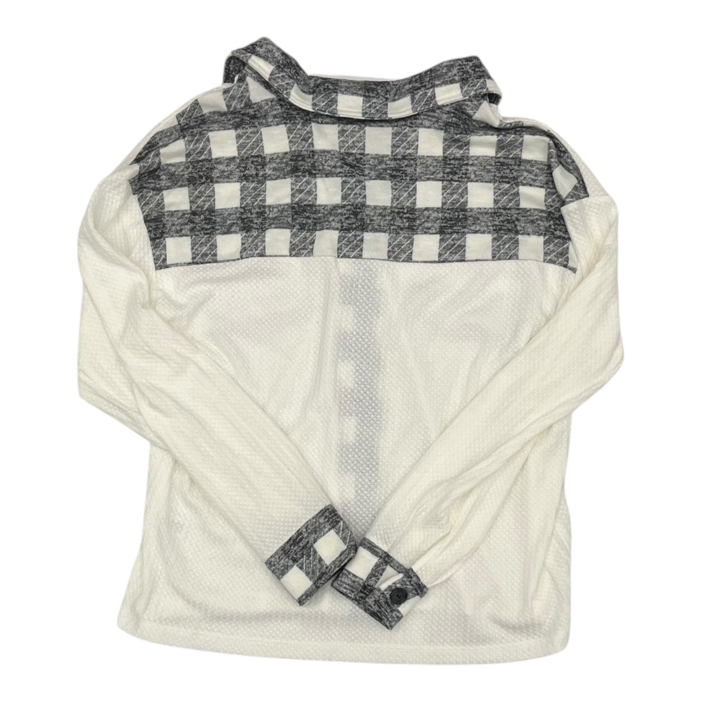 Top Ls By Cato In Grey & White, Size:S