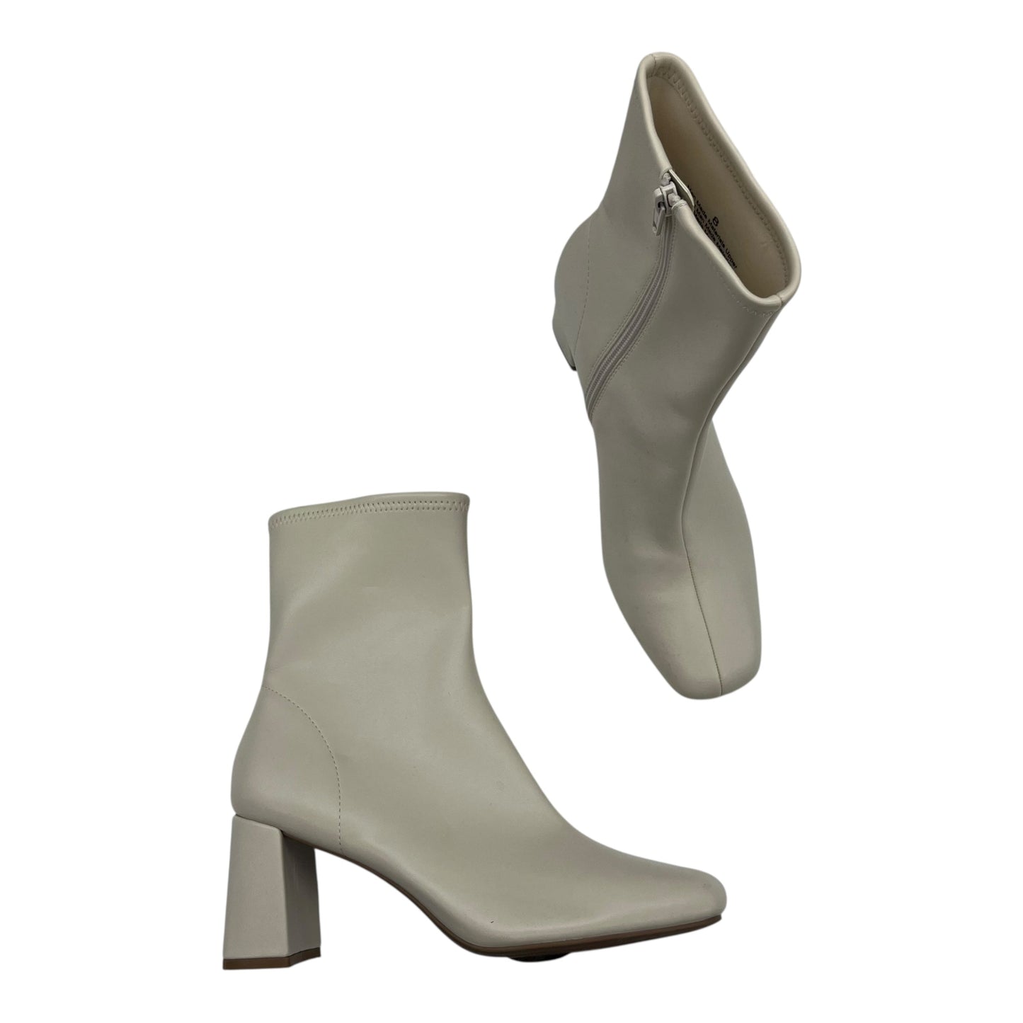 Boots Ankle Flats By A New Day In Cream, Size:8