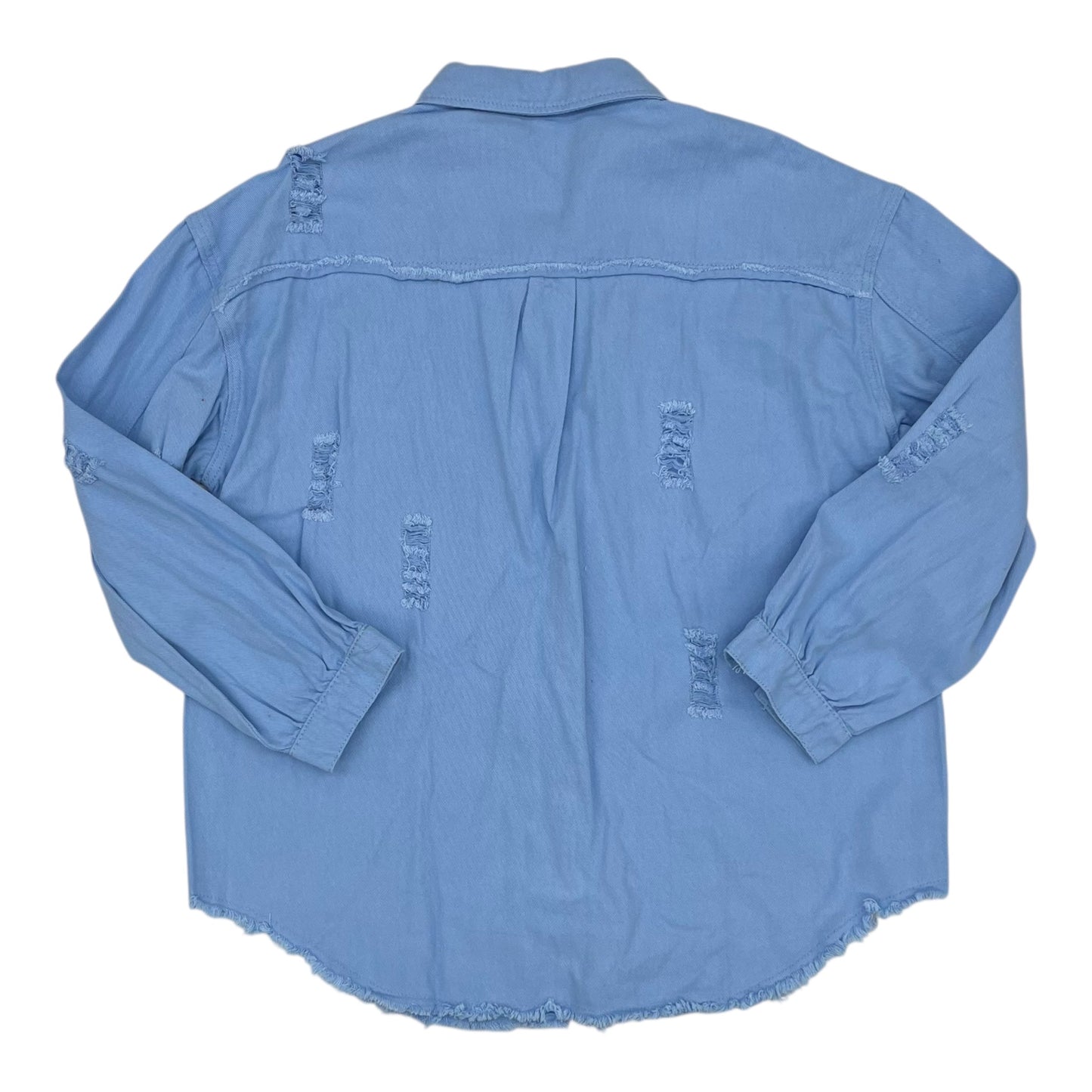 Jacket Denim By Cme In Blue Denim, Size:Xl