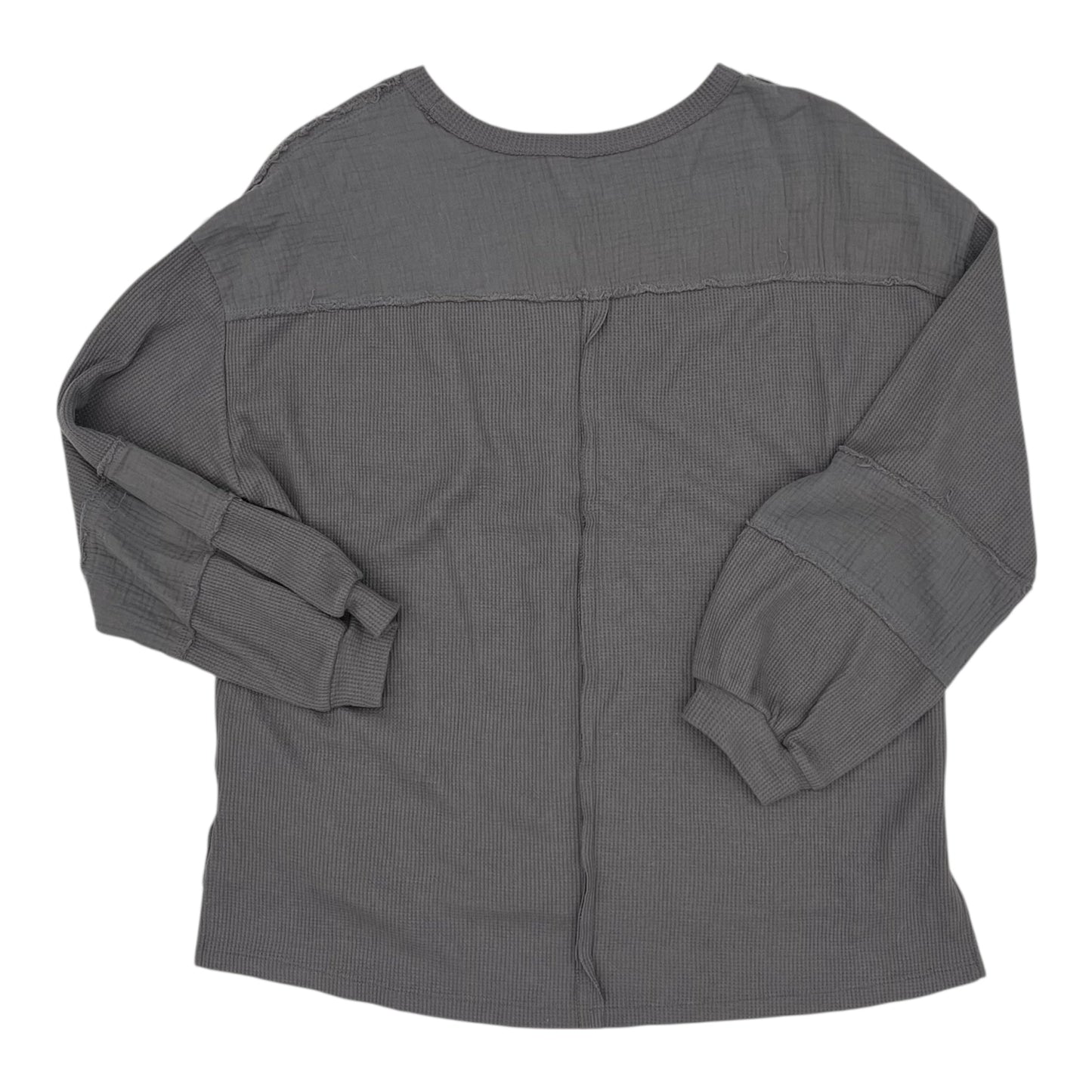 Top Ls By Clothes Mentor In Grey, Size:Xl