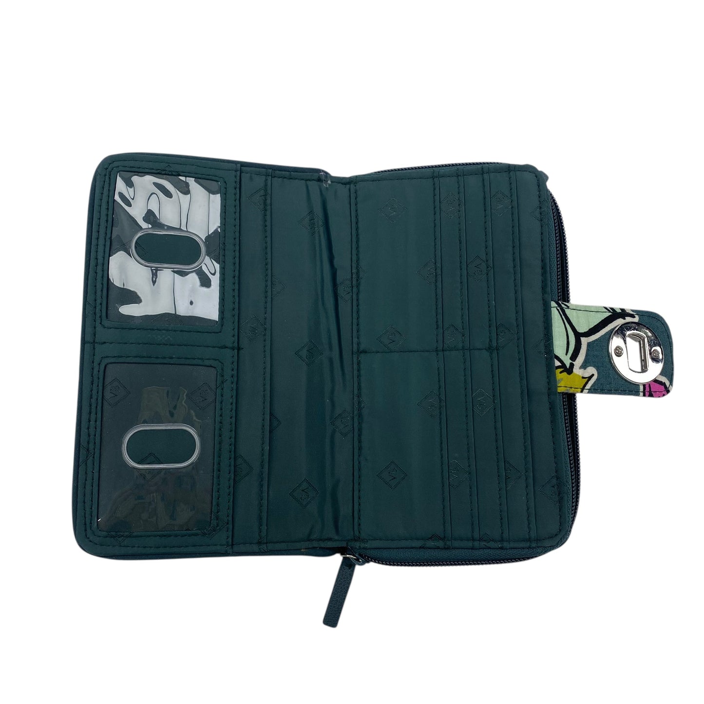 Wallet By Vera Bradley In Green, Size:Large