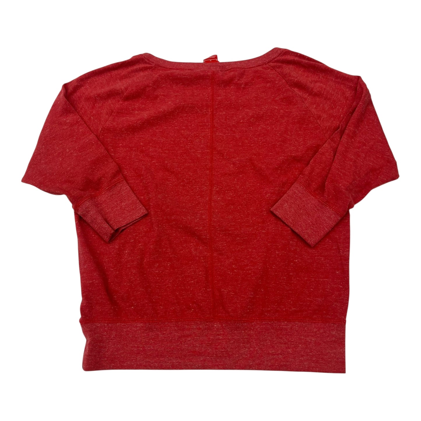 Athletic Sweatshirt Crewneck By Nike In Orange, Size:M