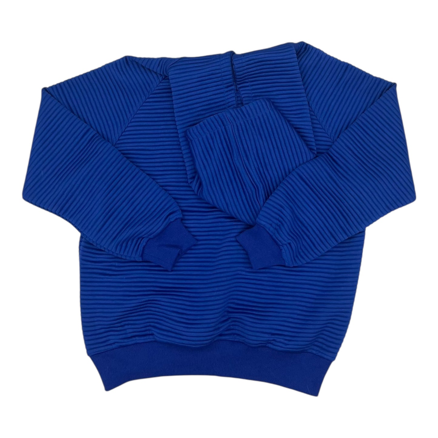 SWEATSHIRT HOODIE by CME in BLUE, Size:M