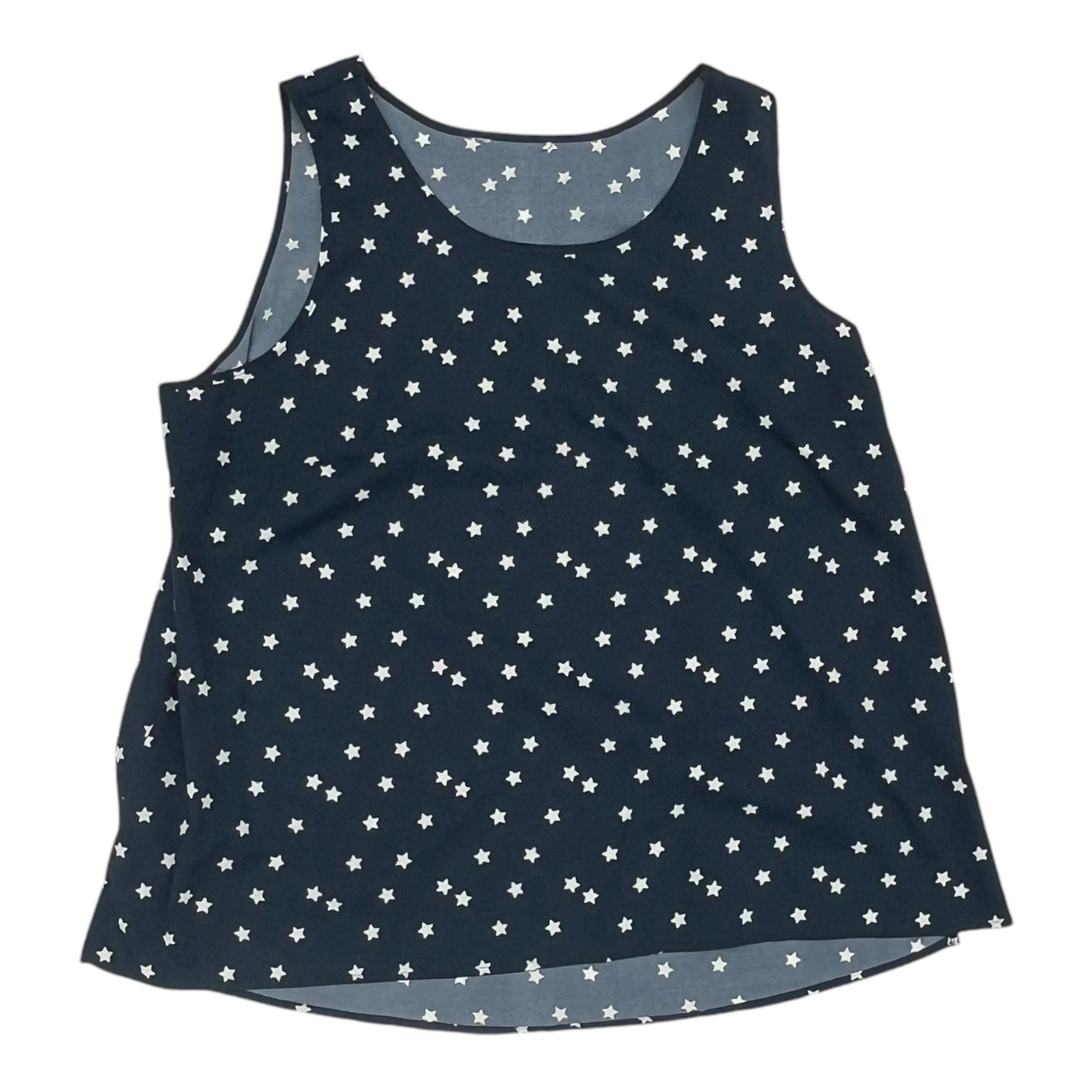 Blouse Sleeveless By Clothes Mentor In Blue, Size:Xl