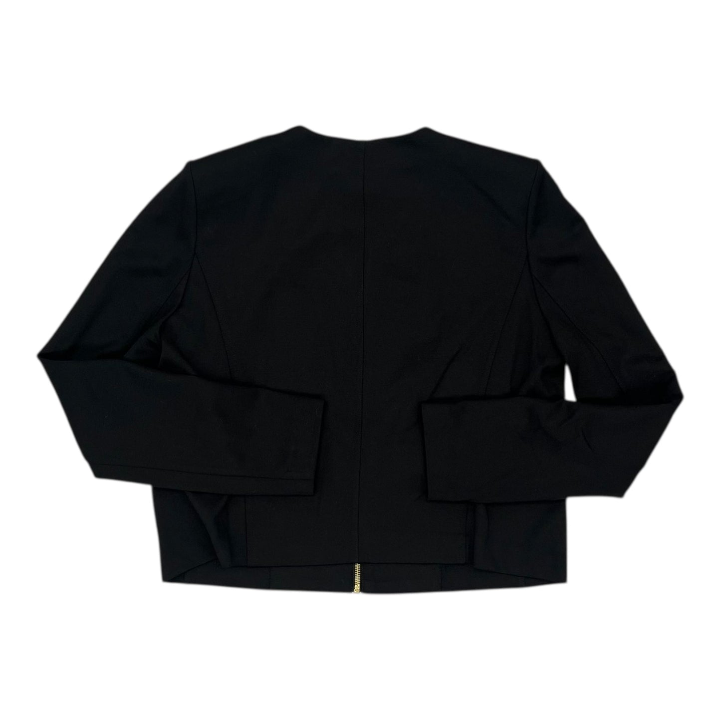 Jacket Designer By Michael Kors In Black, Size:L