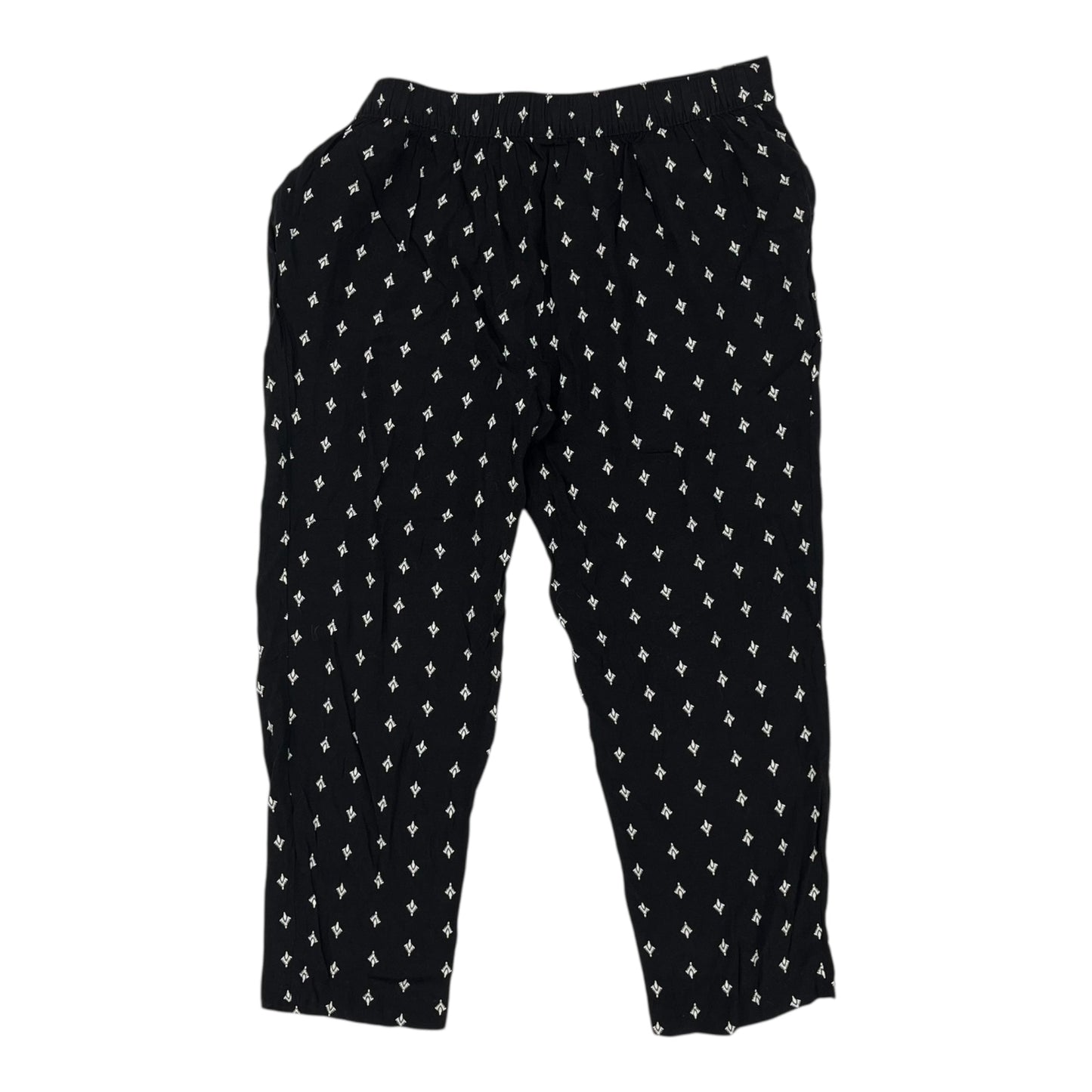 Pants Cropped By Loft In Black, Size:L