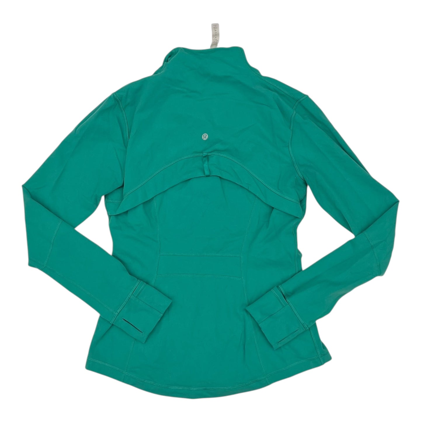 Athletic Jacket By Lululemon In Green, Size:M